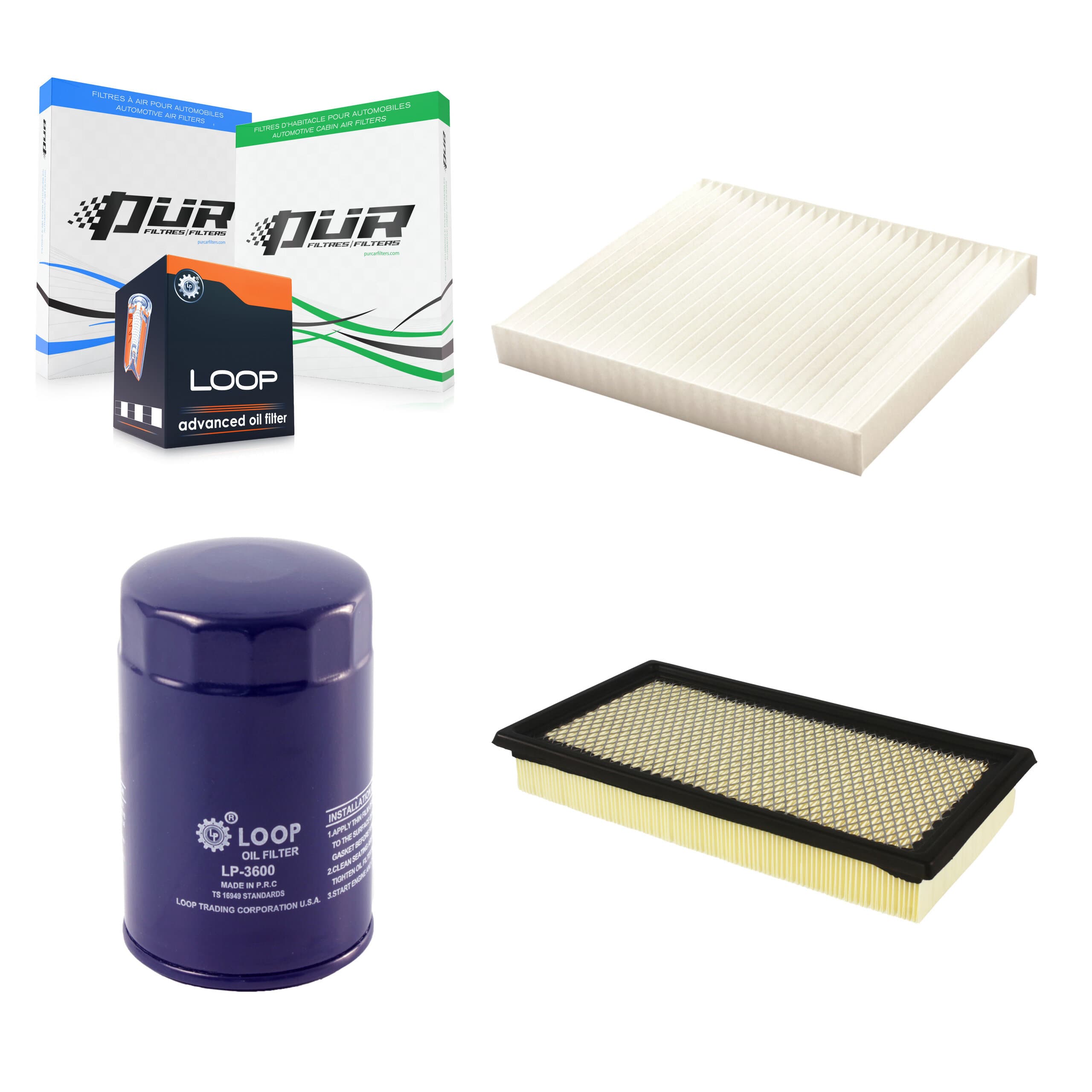 PUR - KFM-100207 - Cabin Air Filter Kits image 1