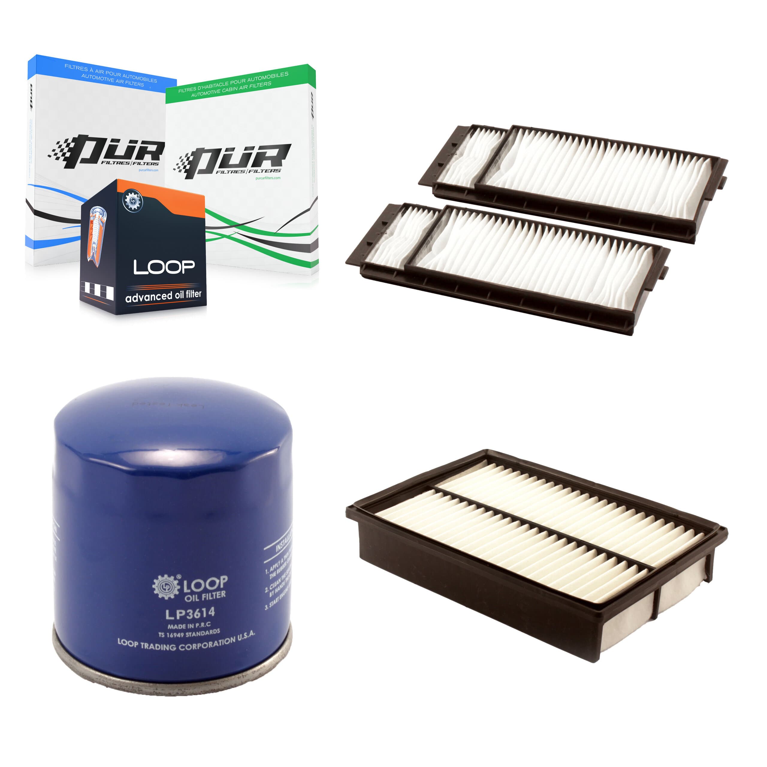 PUR - KFM-100212 - Cabin Air Filter Kits image 1