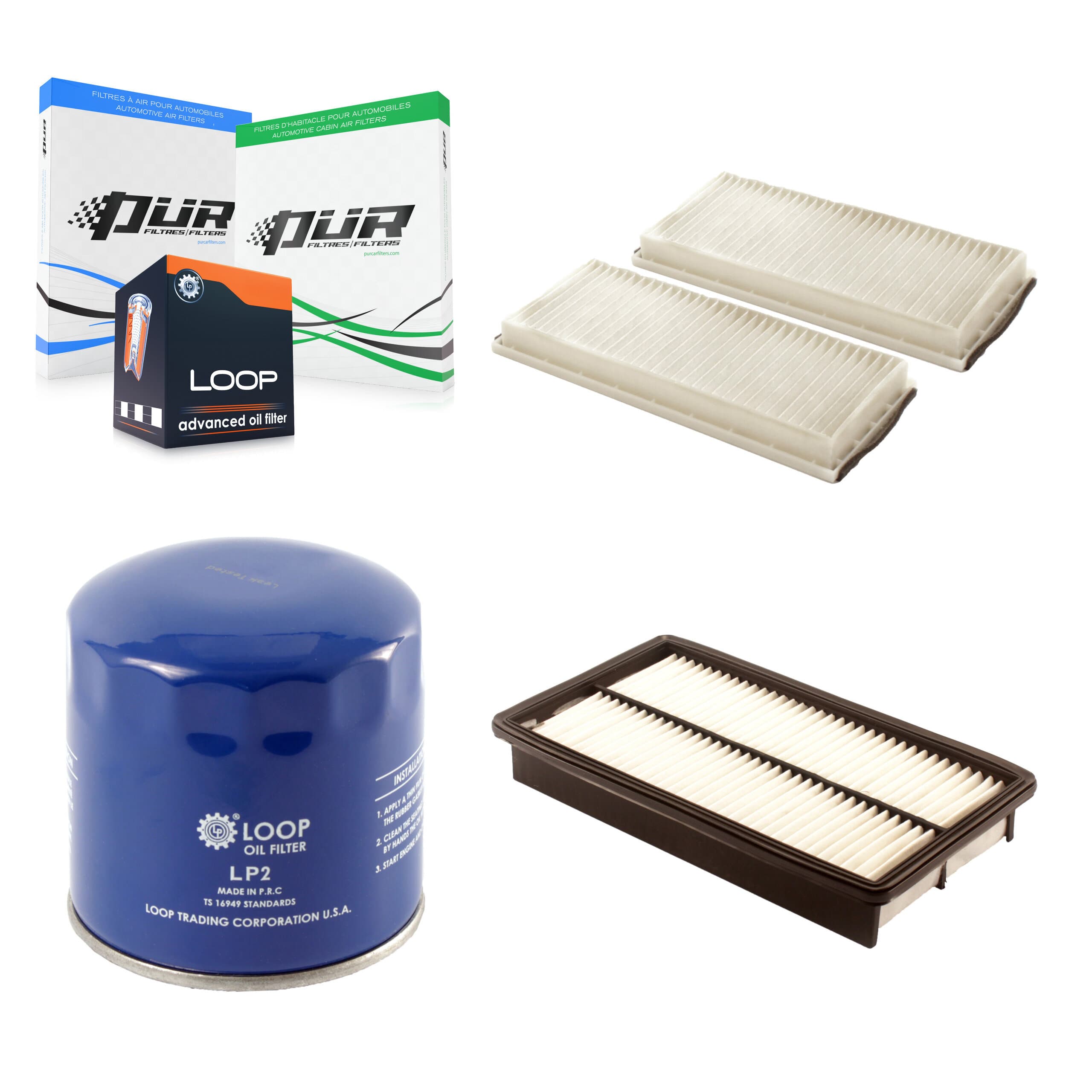 PUR - KFM-100303 - Cabin Air Filter Kits image 1