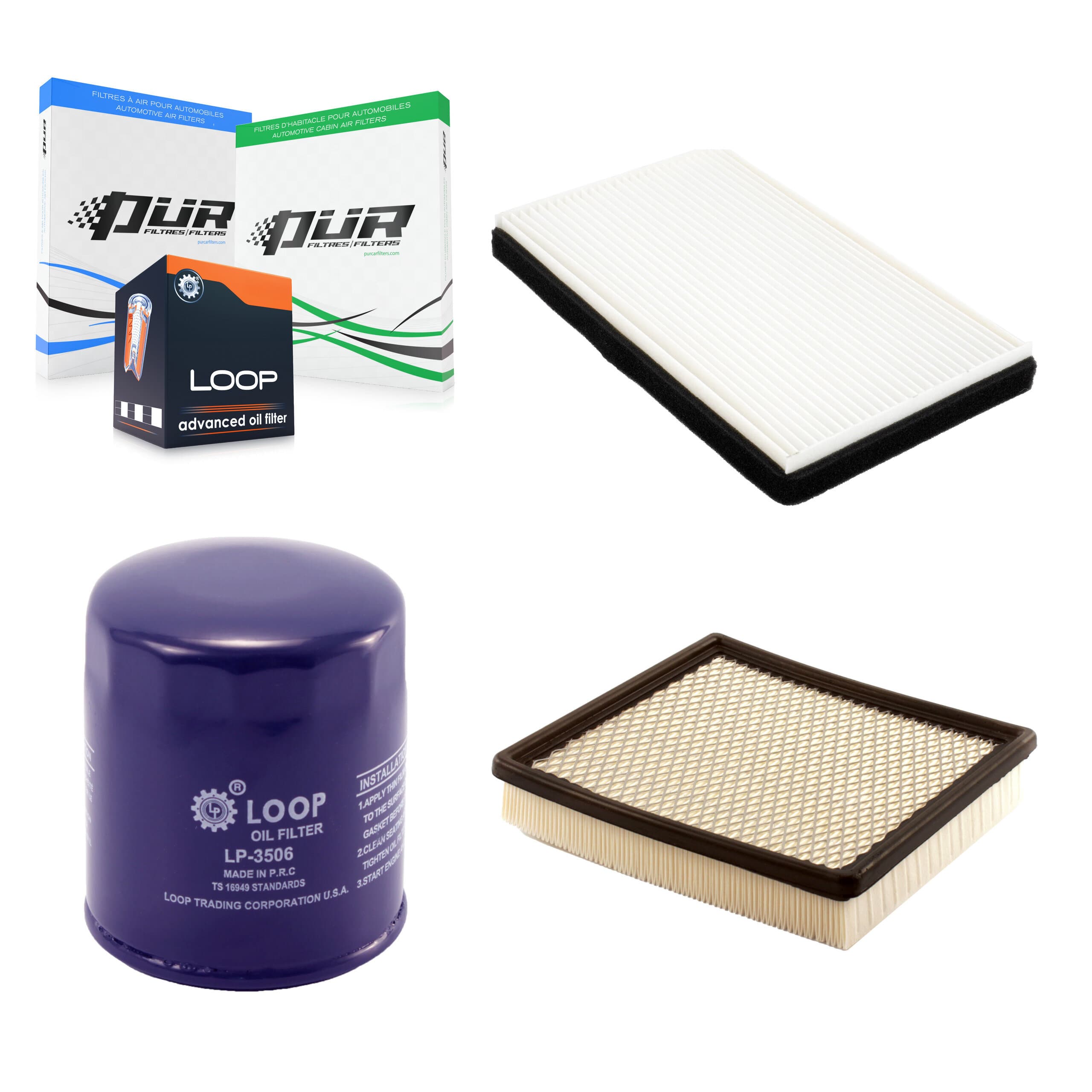 PUR - KFM-100316 - Cabin Air Filter Kits image 1