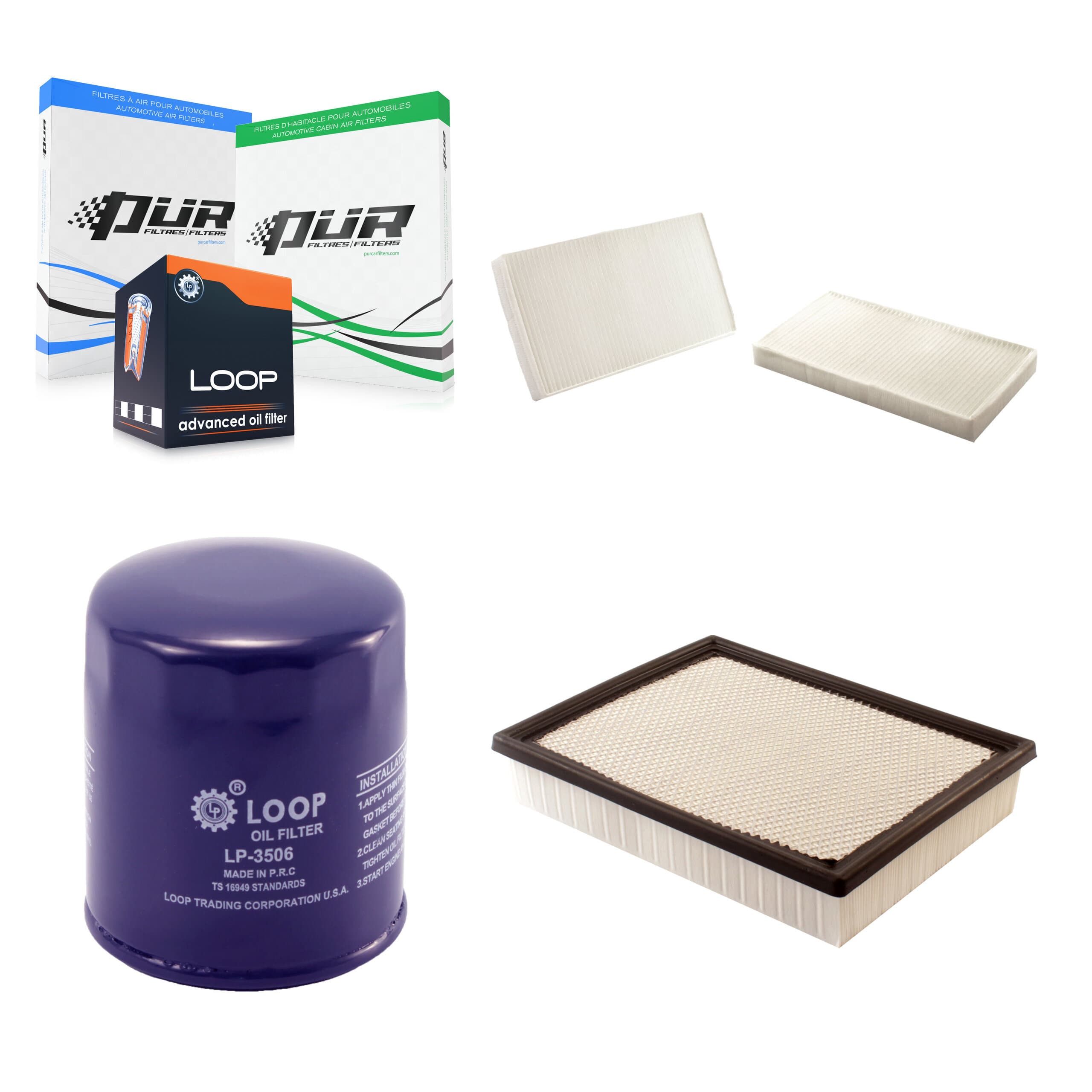 PUR - KFM-100358 - Cabin Air Filter Kits image 1