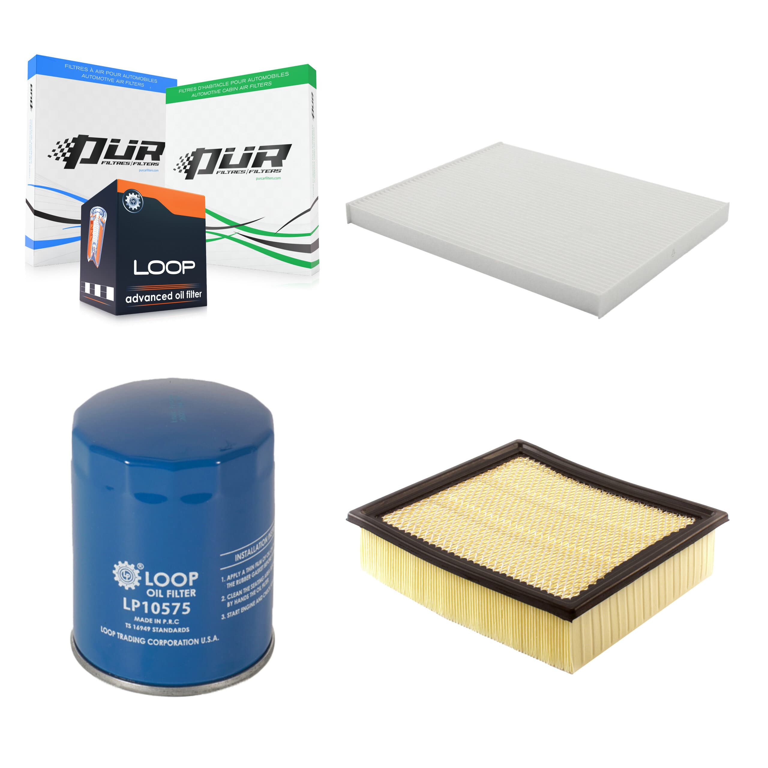 PUR - KFM-100375 - Cabin Air Filter Kits image 1