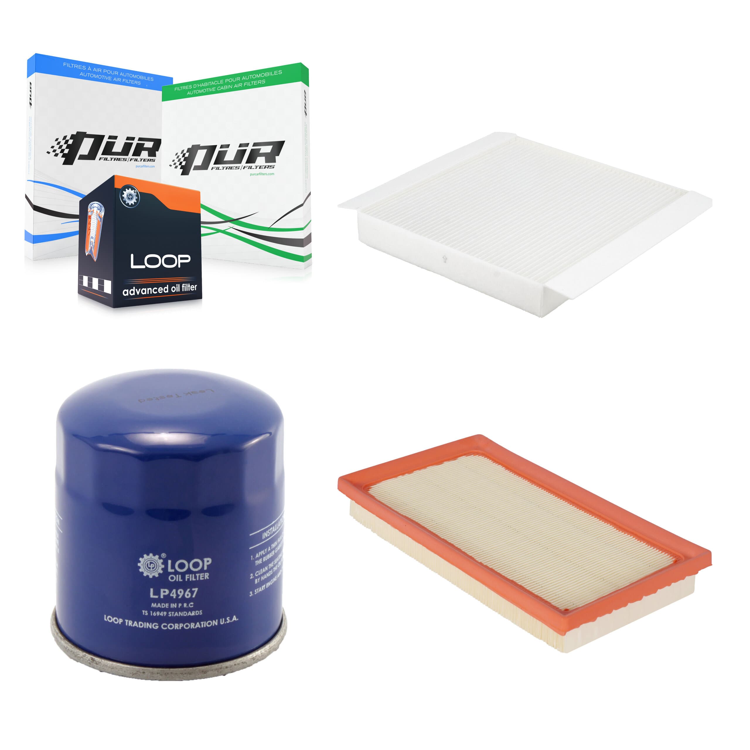 PUR - KFM-104167 - Cabin Air Filter Kits image 1