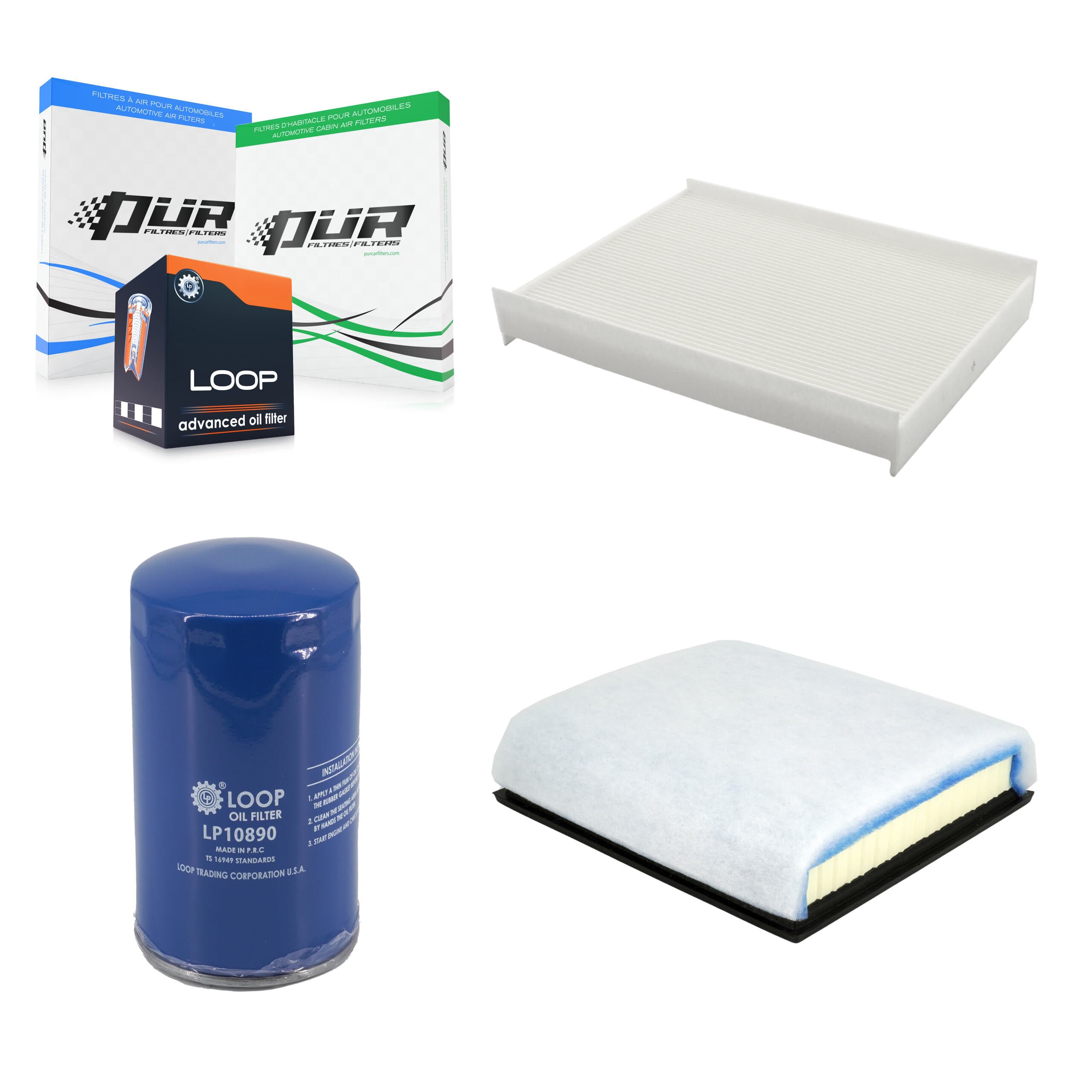 PUR - KFM-104721 - Cabin Air Filter Kits image 1