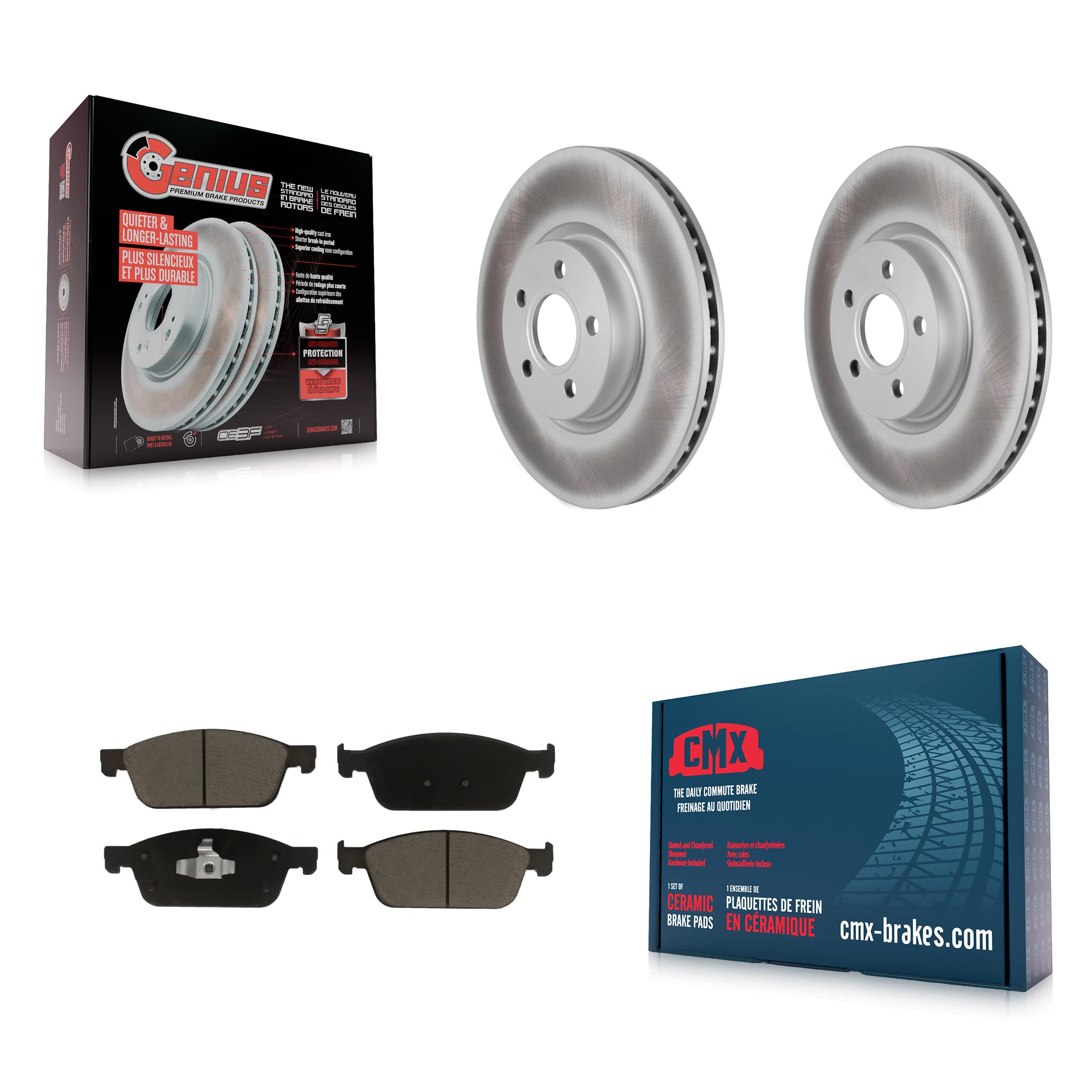 Transit Auto - KGC-100065 - Front Disc Brake Kits image 1