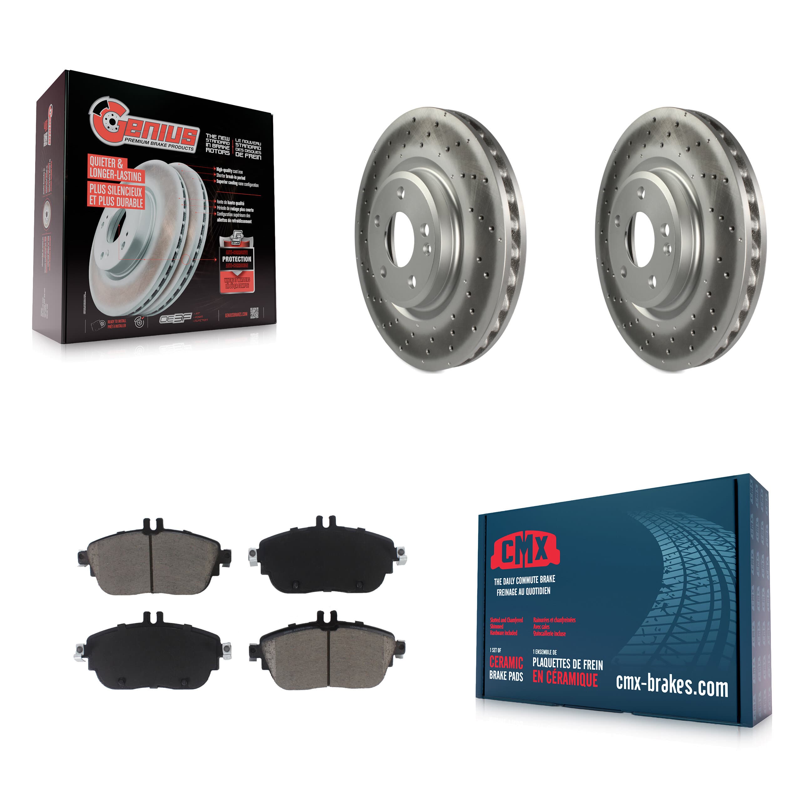 Transit Auto - KGC-100120 - Front Disc Brake Kits image 1