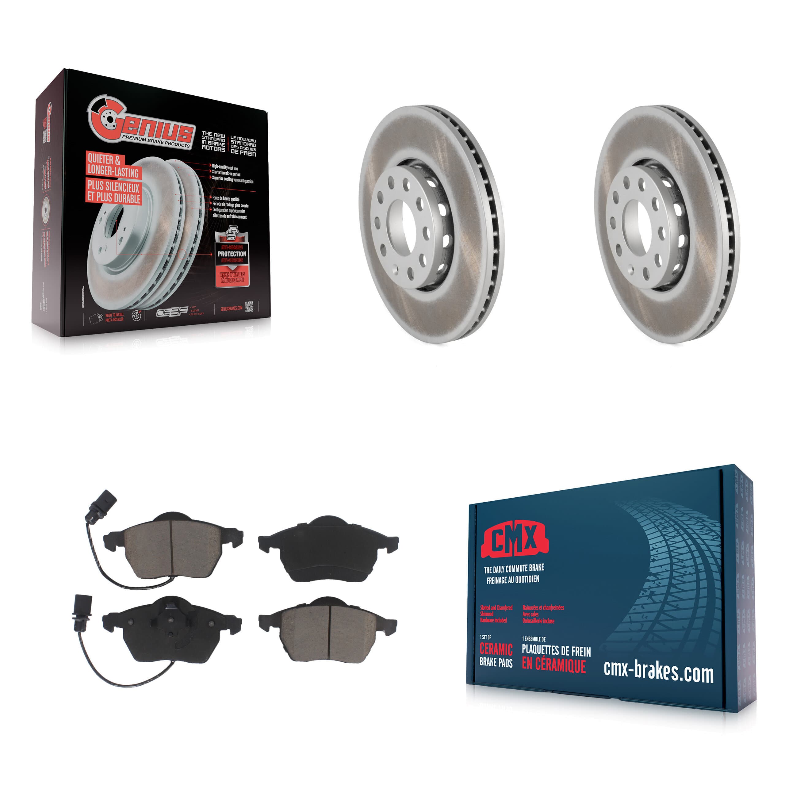 Transit Auto - KGC-100544 - Front Disc Brake Kits image 1