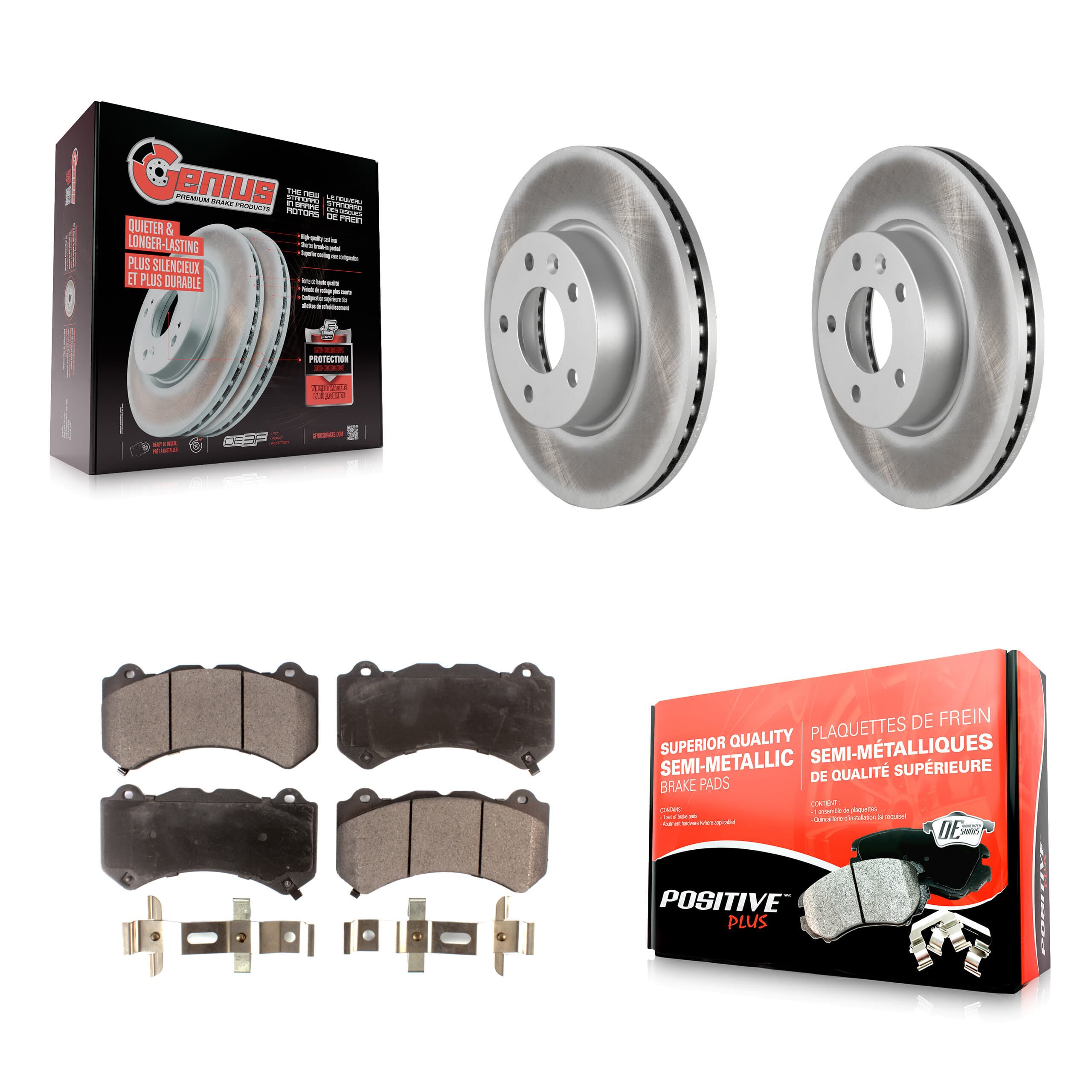 Transit Auto - KGF-100066 - Front Disc Brake Kits image 1
