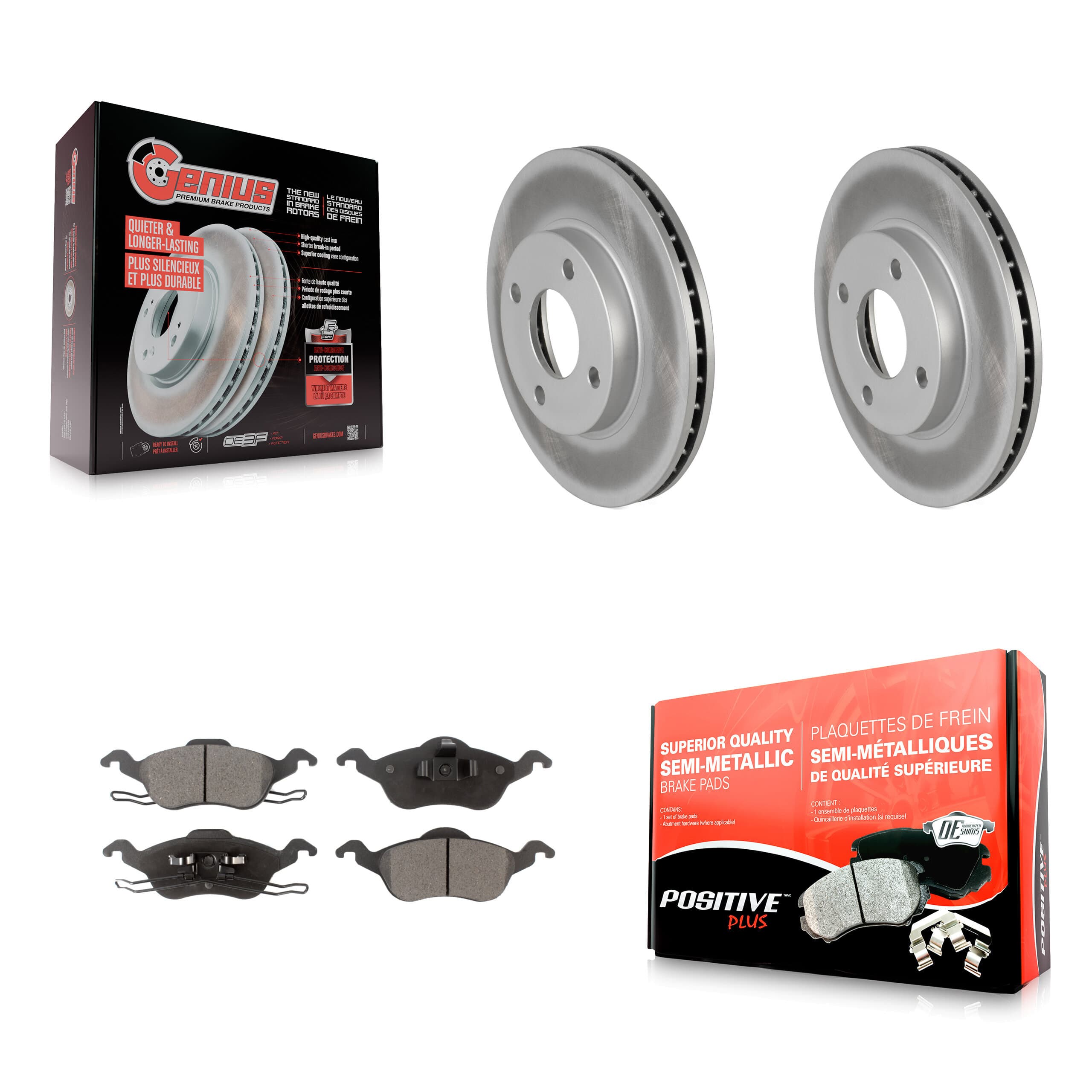 Transit Auto - KGF-100080 - Front Disc Brake Kits image 1