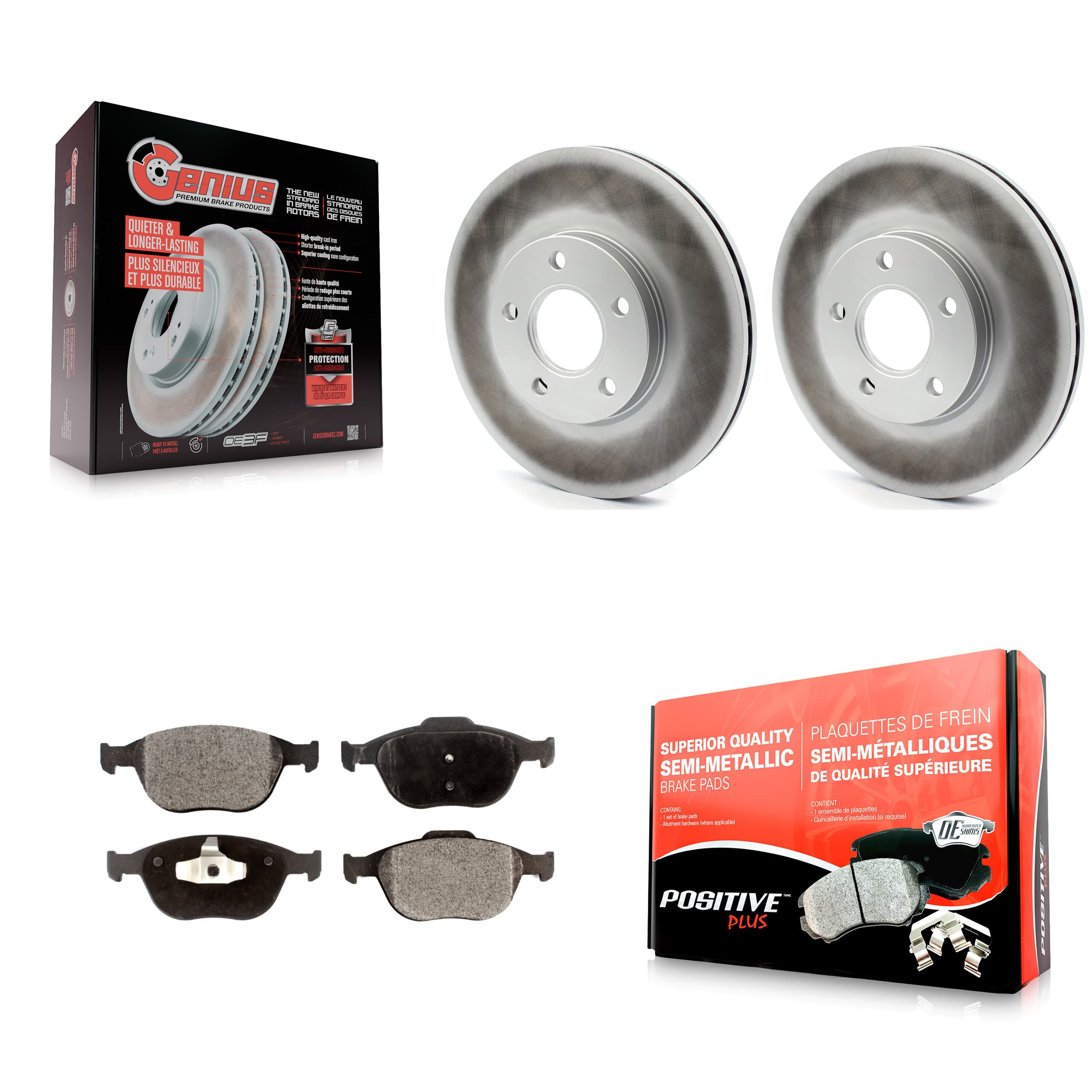 Transit Auto - KGF-100118 - Front Disc Brake Kits image 1