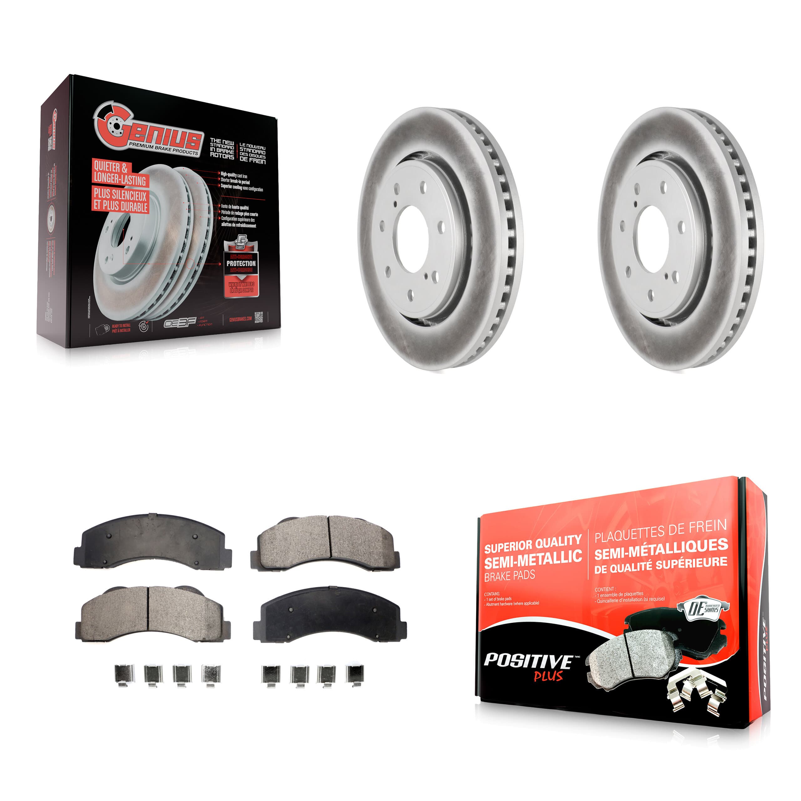 Transit Auto - KGF-100119 - Front Disc Brake Kits image 1
