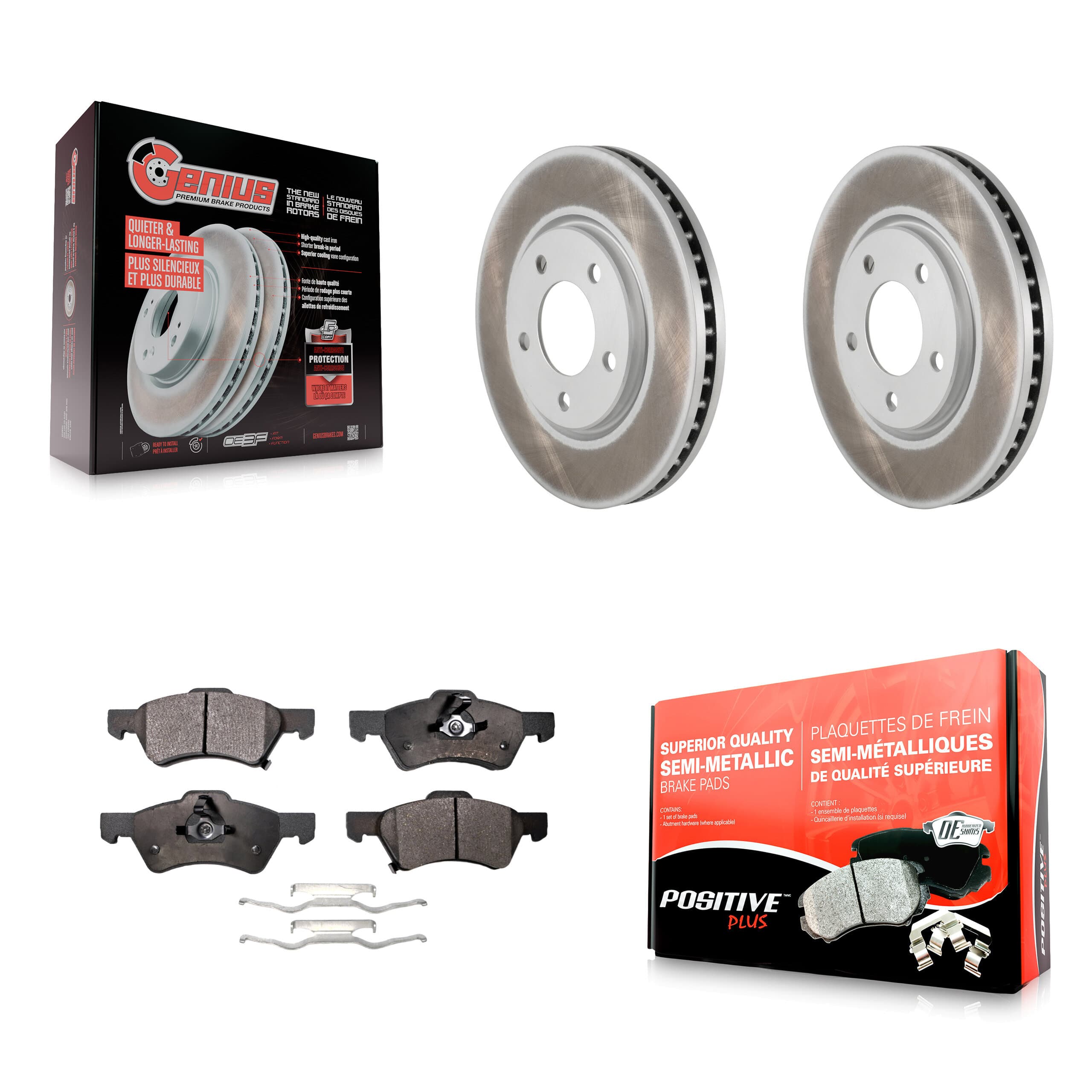 Transit Auto - KGF-100145 - Front Disc Brake Kits image 1