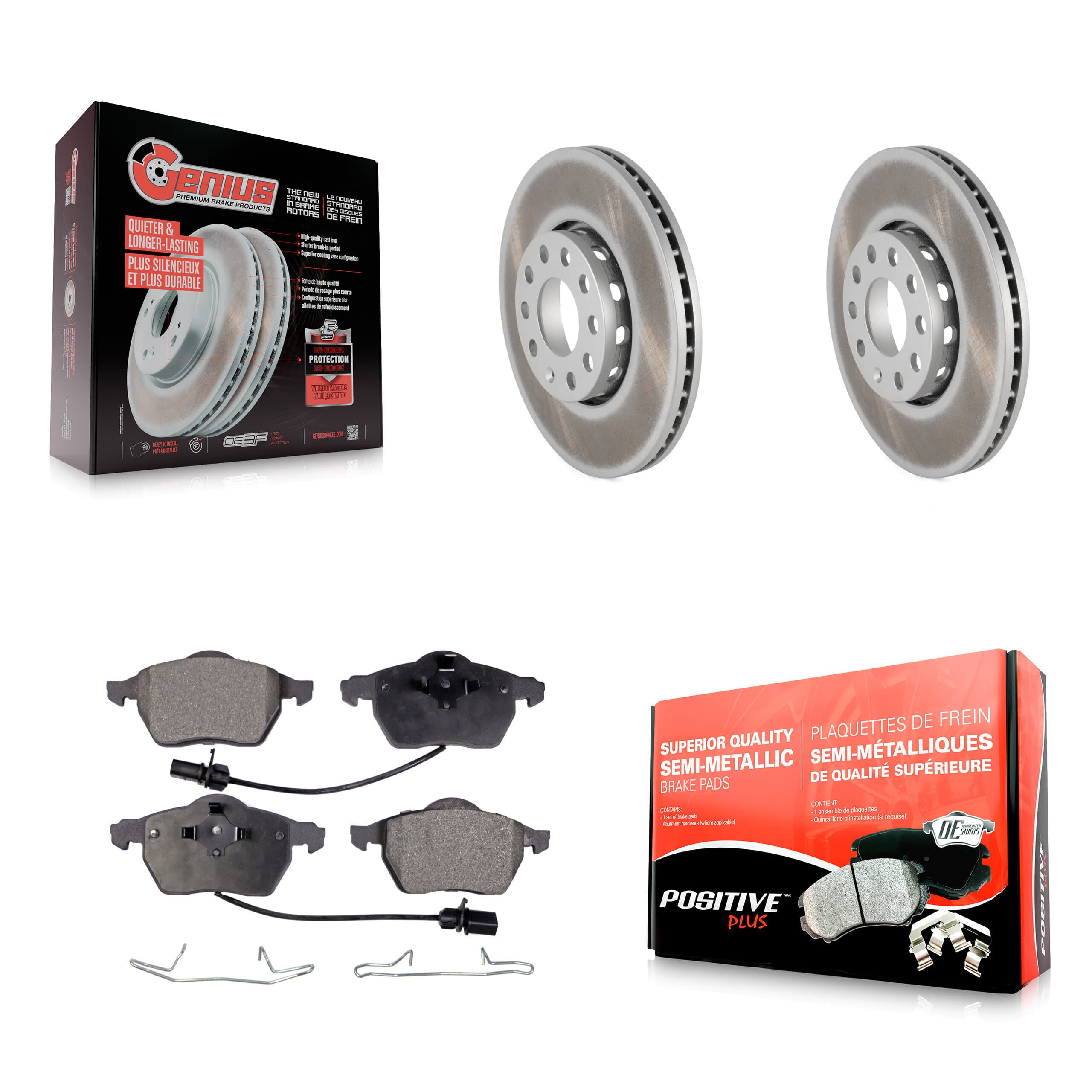 Transit Auto - KGF-100197 - Front Disc Brake Kits image 1