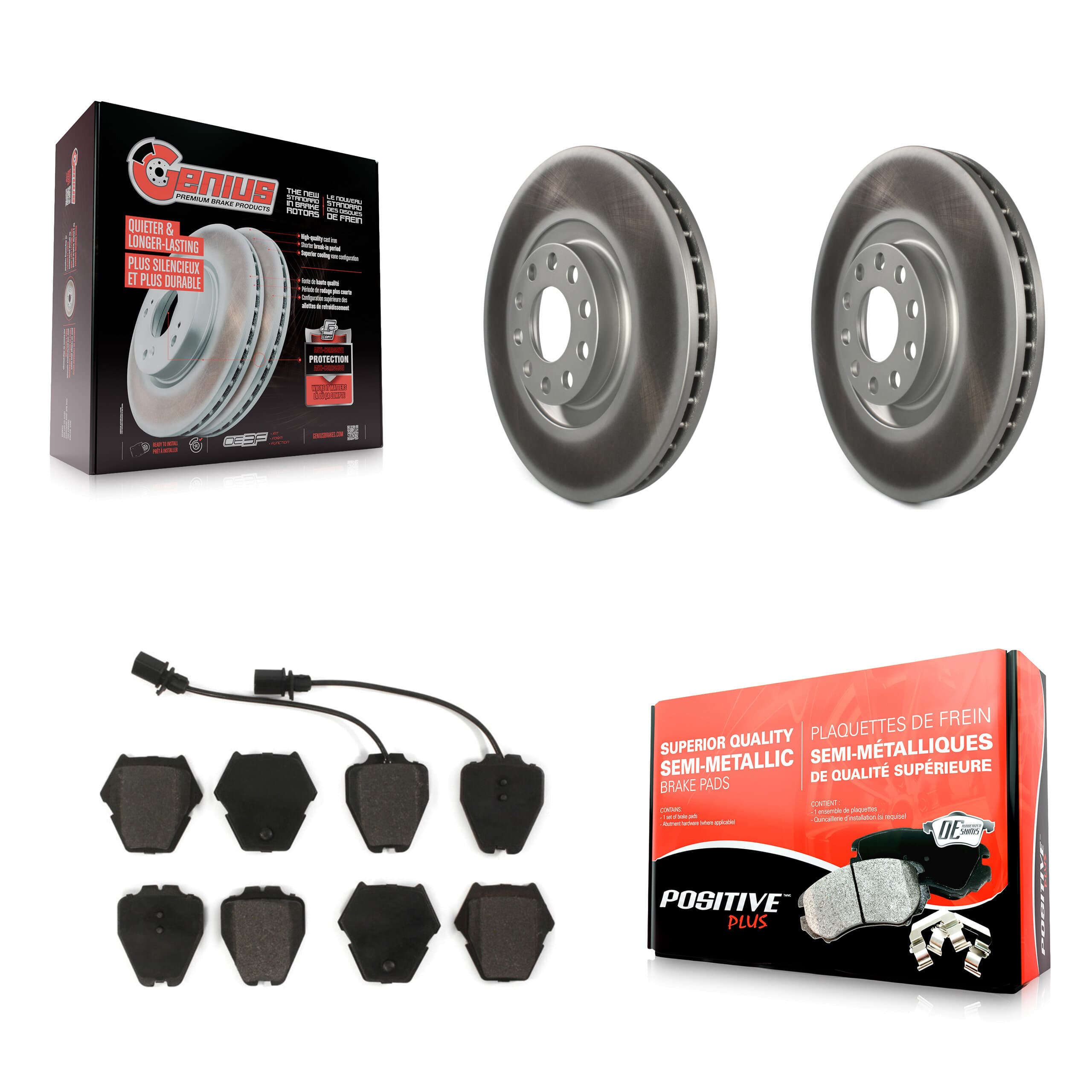 Transit Auto - KGF-100242 - Front Disc Brake Kits image 1