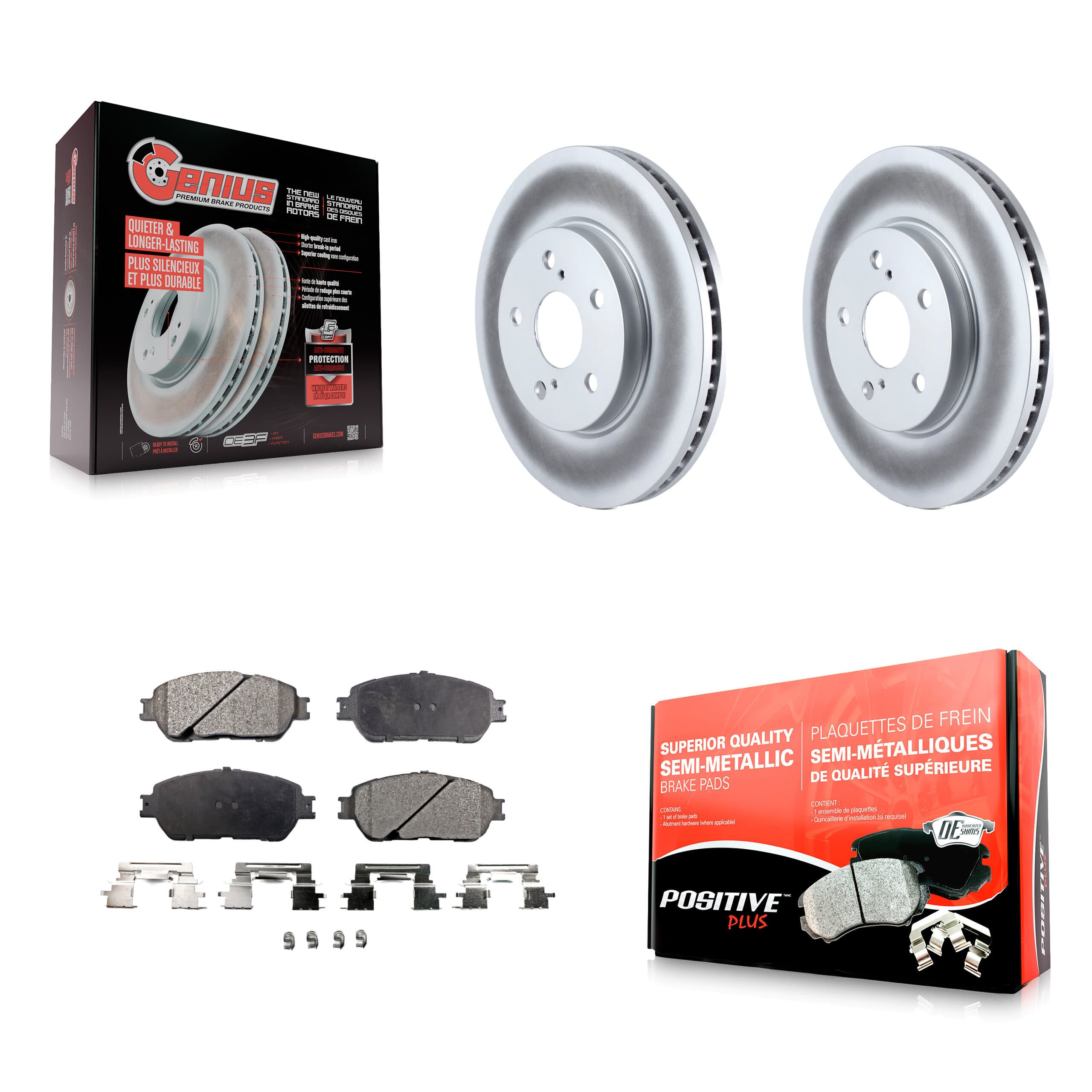 Transit Auto - KGF-100256 - Front Disc Brake Kits image 1