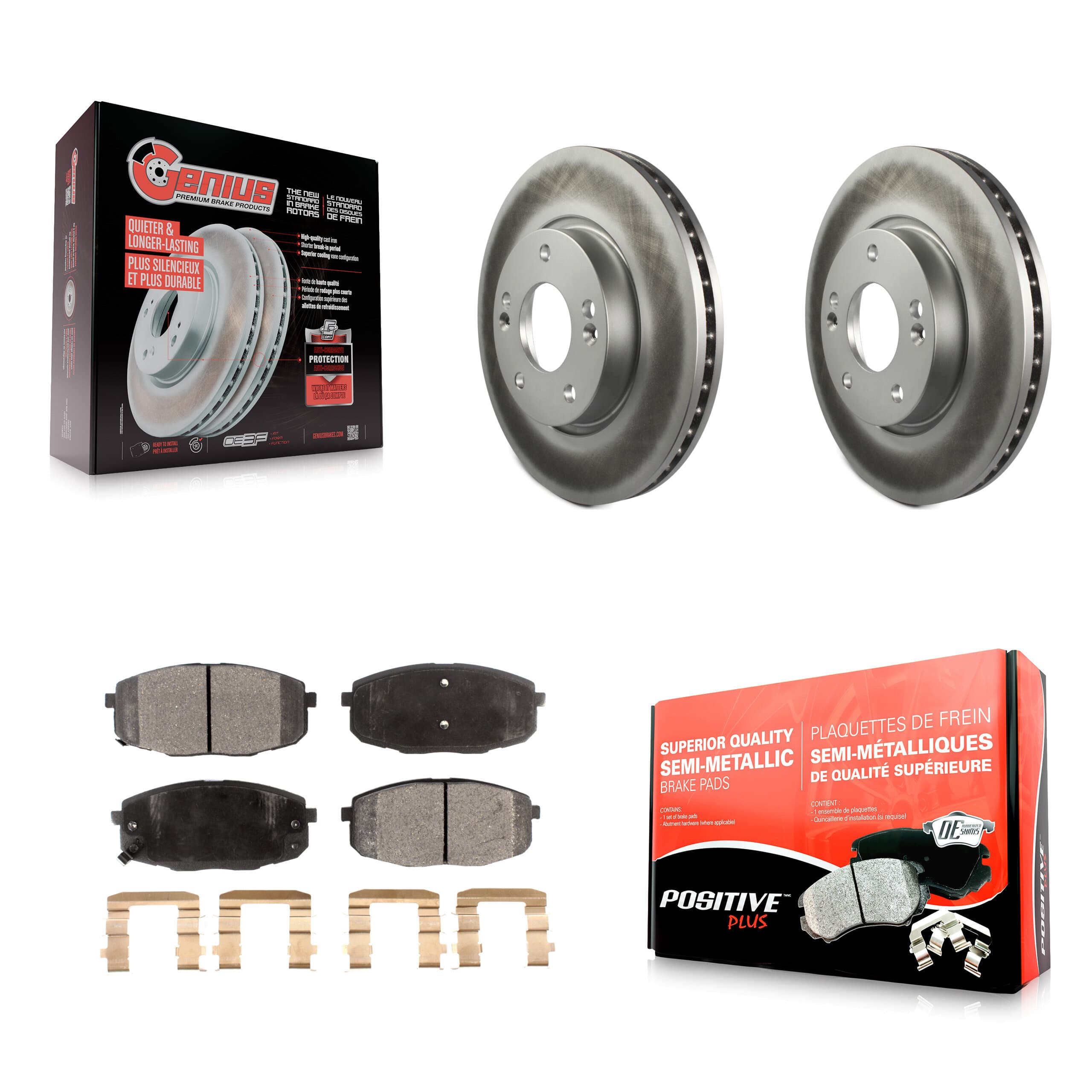 Transit Auto - KGF-100260 - Front Disc Brake Kits image 1