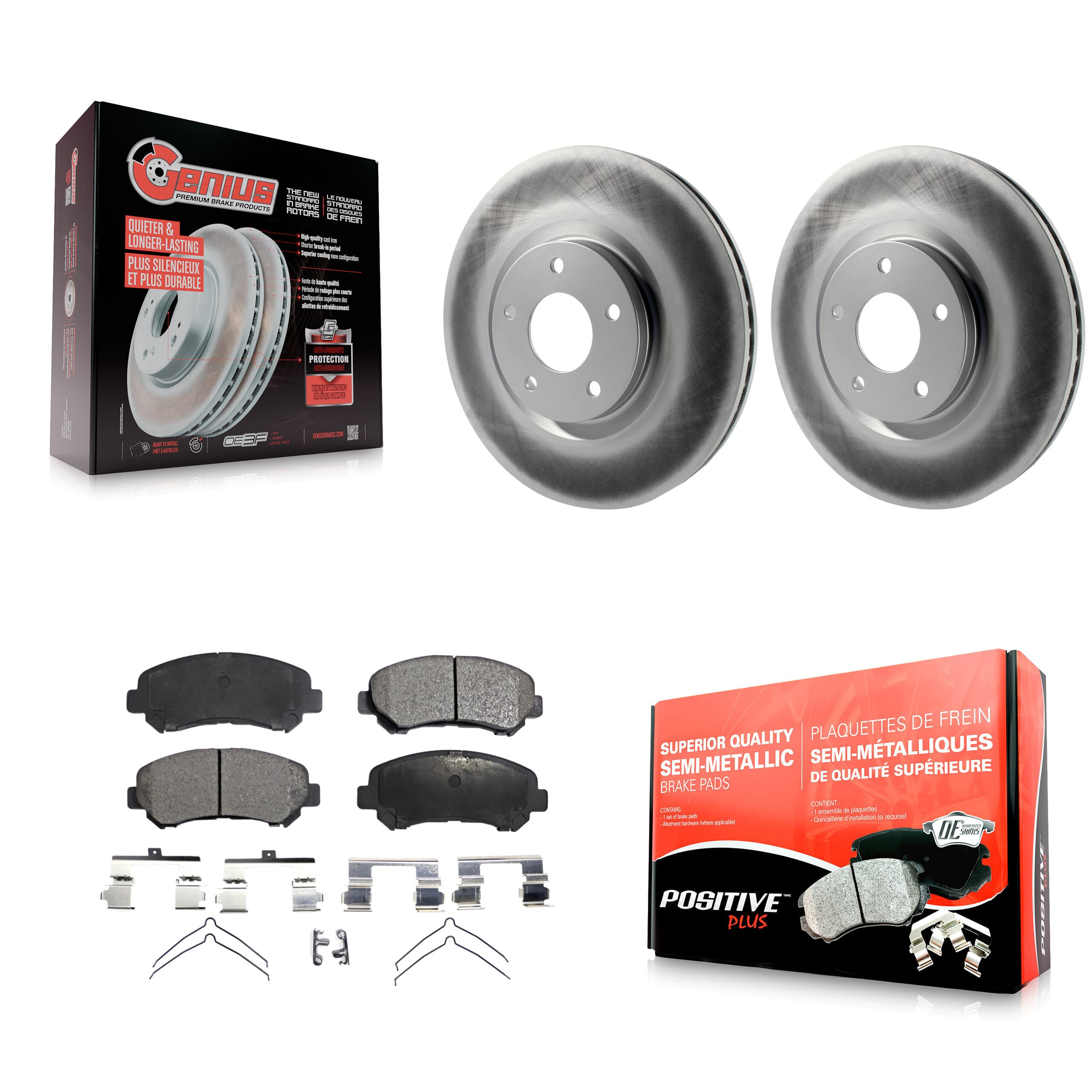 Transit Auto - KGF-100395 - Front Disc Brake Kits image 1
