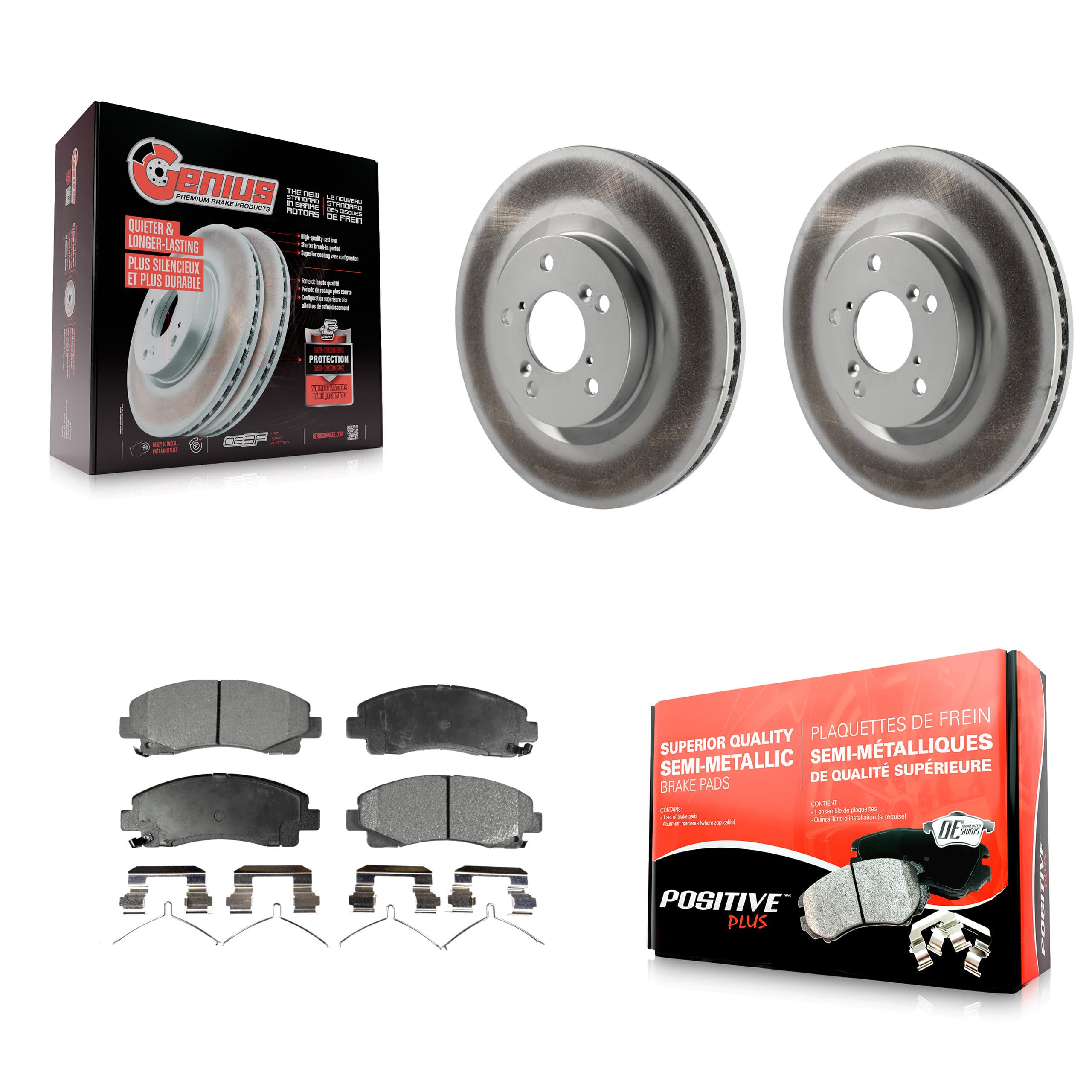 Transit Auto - KGF-100422 - Front Disc Brake Kits image 1