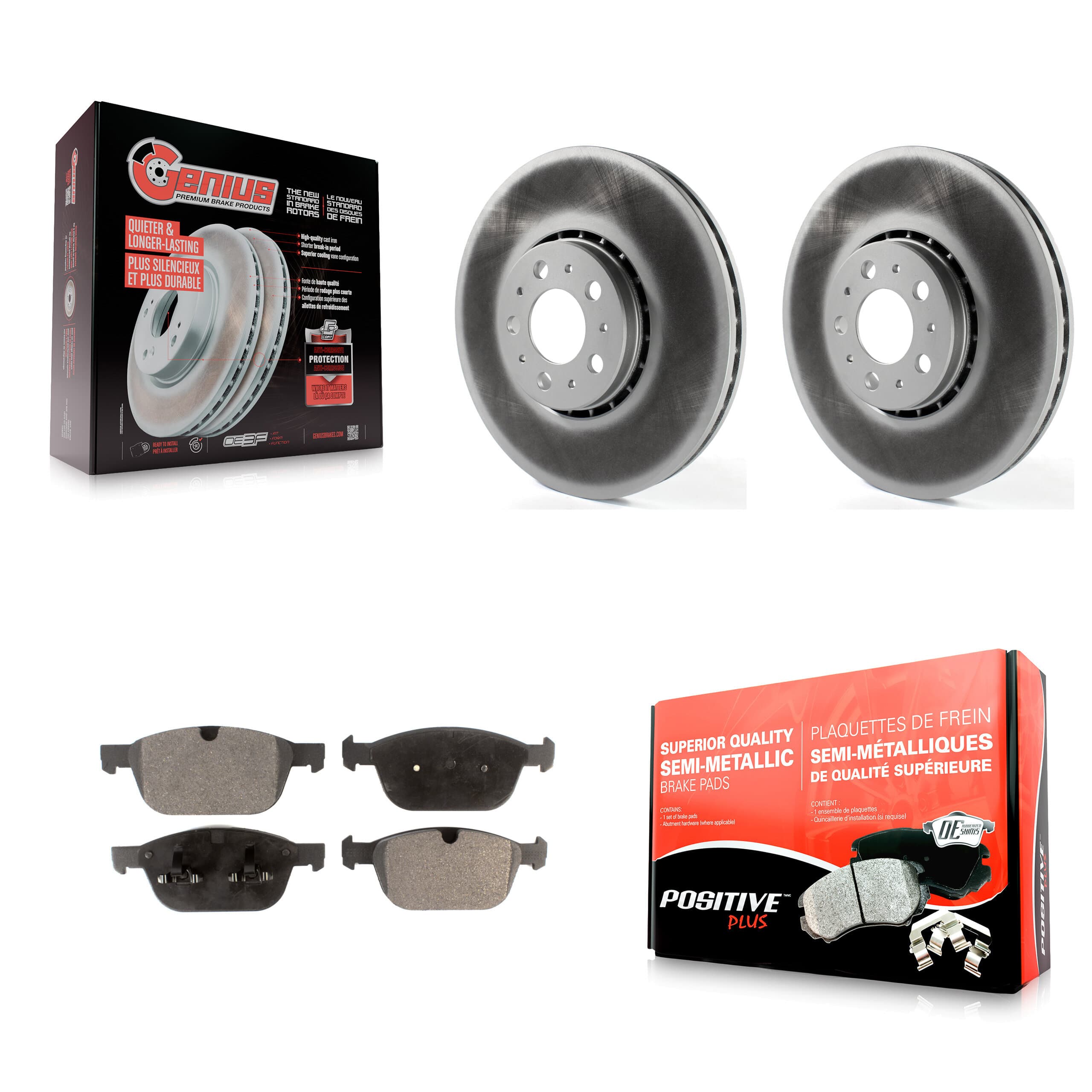 Transit Auto - KGF-100484 - Front Disc Brake Kits image 1