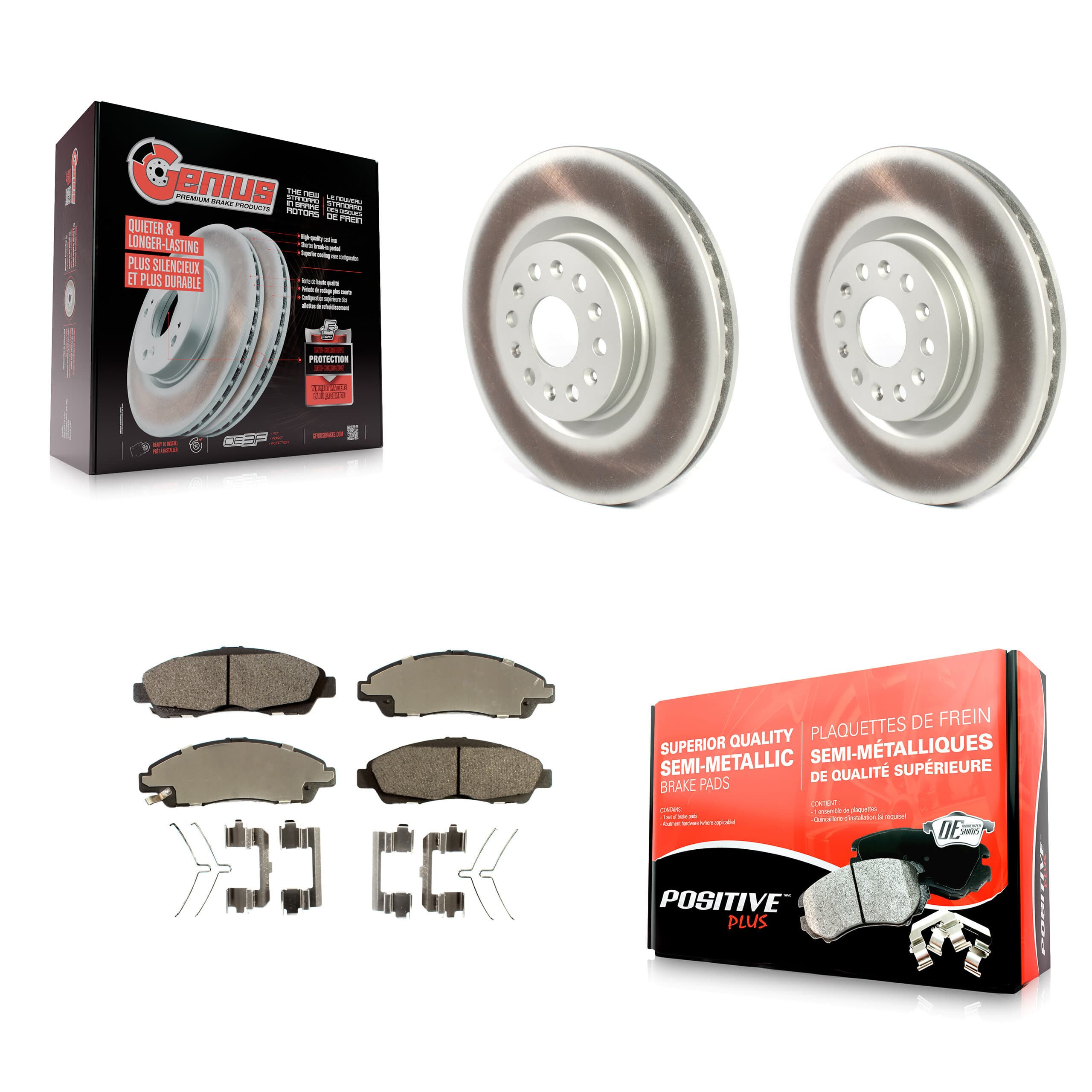 Transit Auto - KGF-100524 - Front Disc Brake Kits image 1