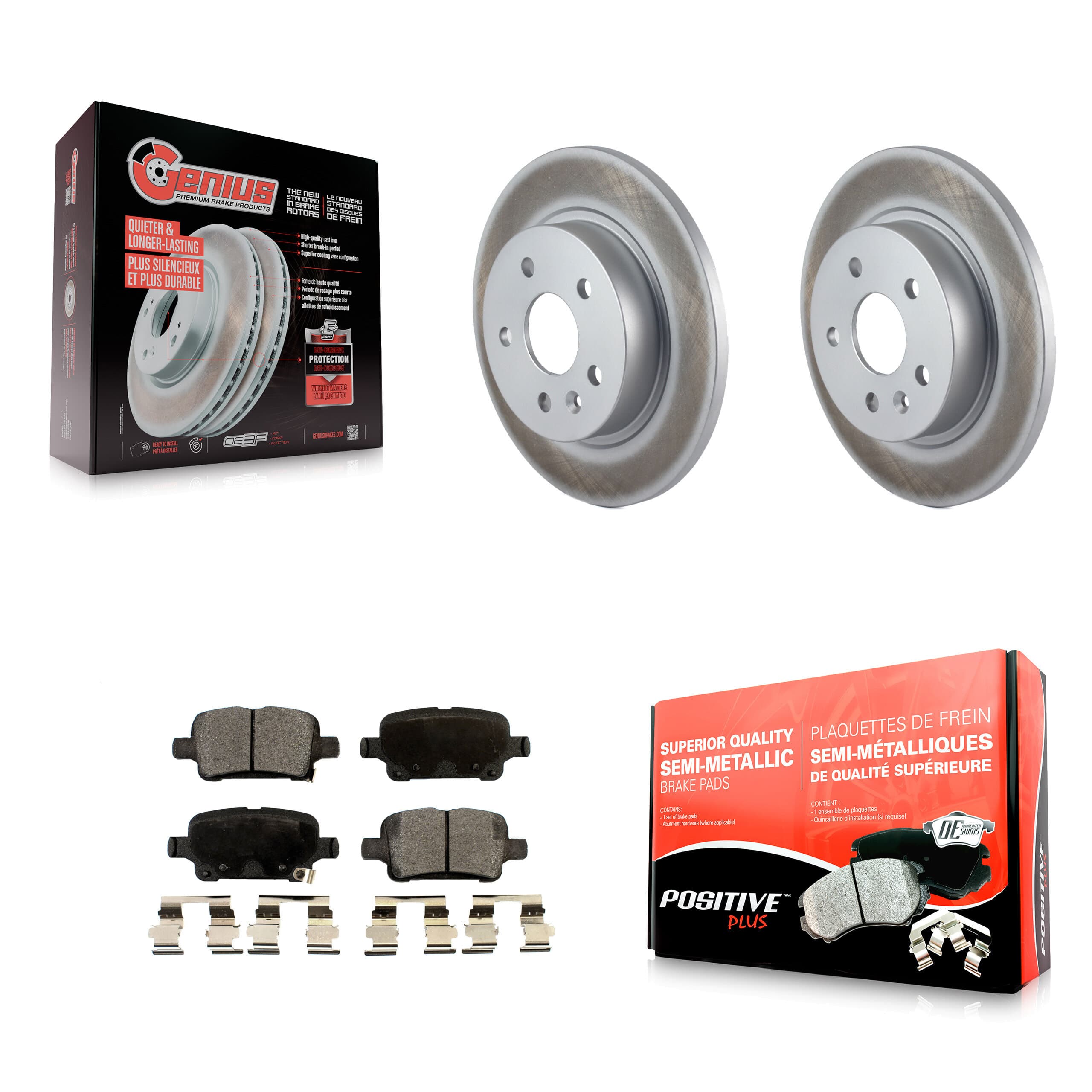 Transit Auto - KGF-101236 - Rear Disc Brake Kits image 1