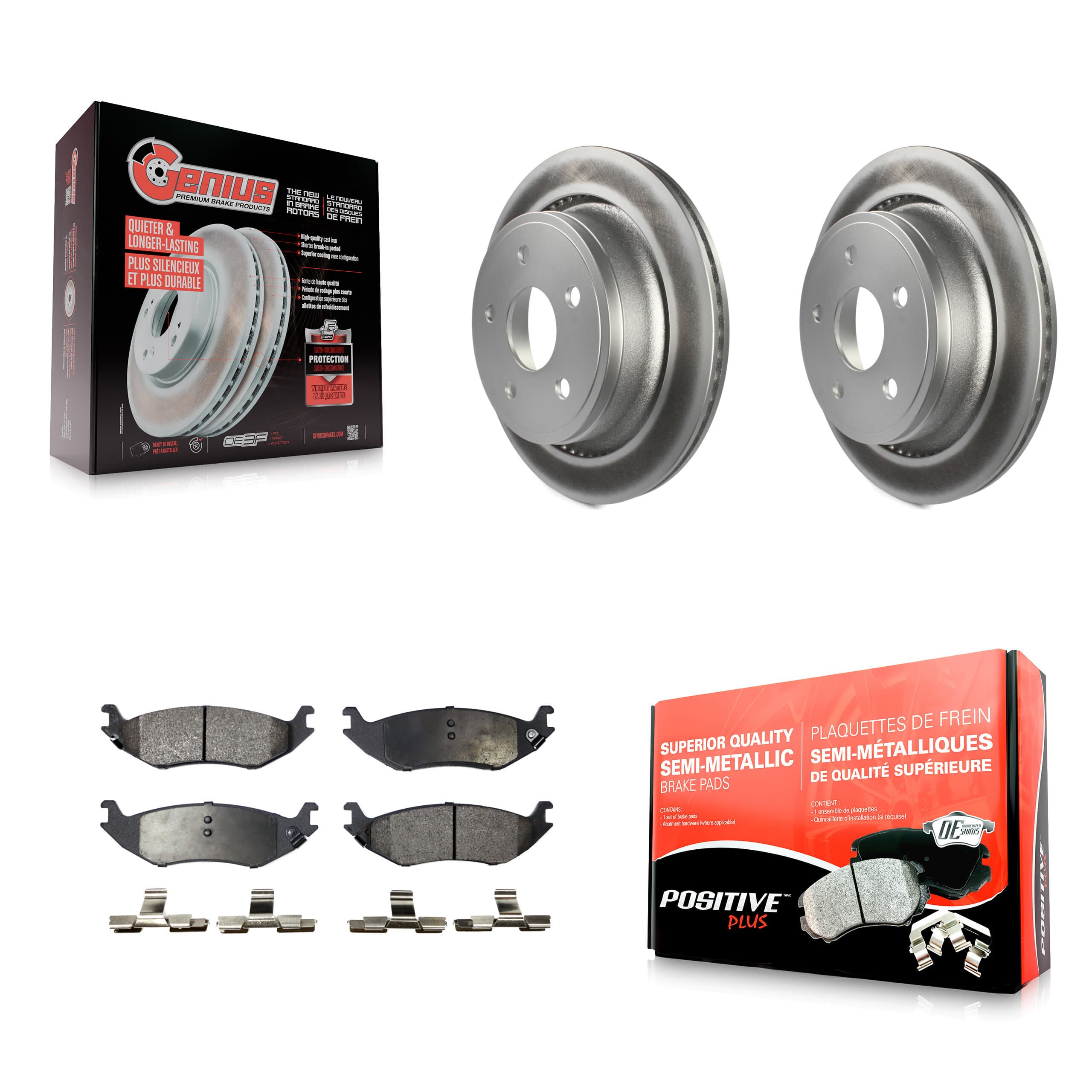 Transit Auto - KGF-101302 - Rear Disc Brake Kits image 1