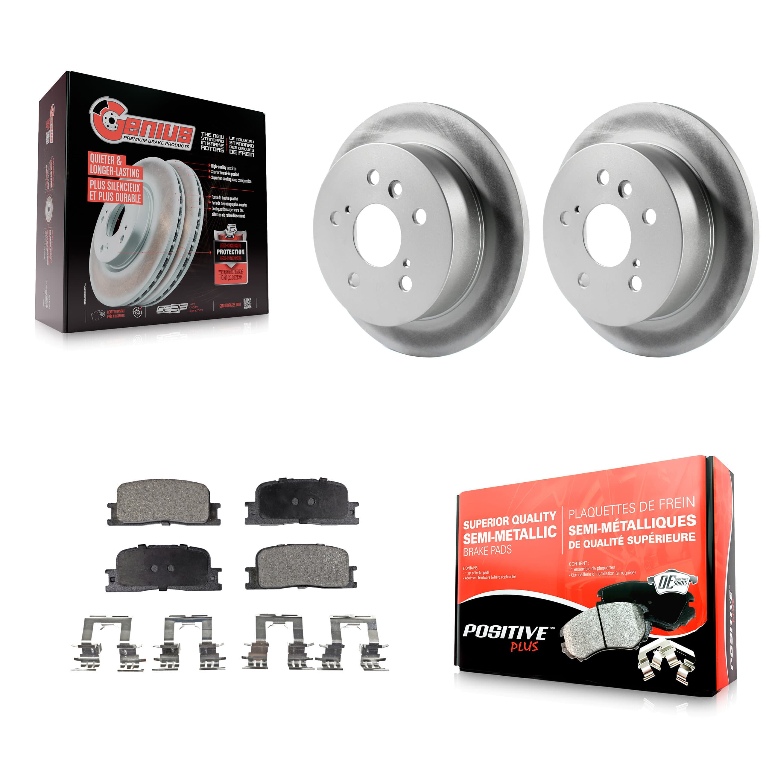 Transit Auto - KGF-101369 - Rear Disc Brake Kits image 1