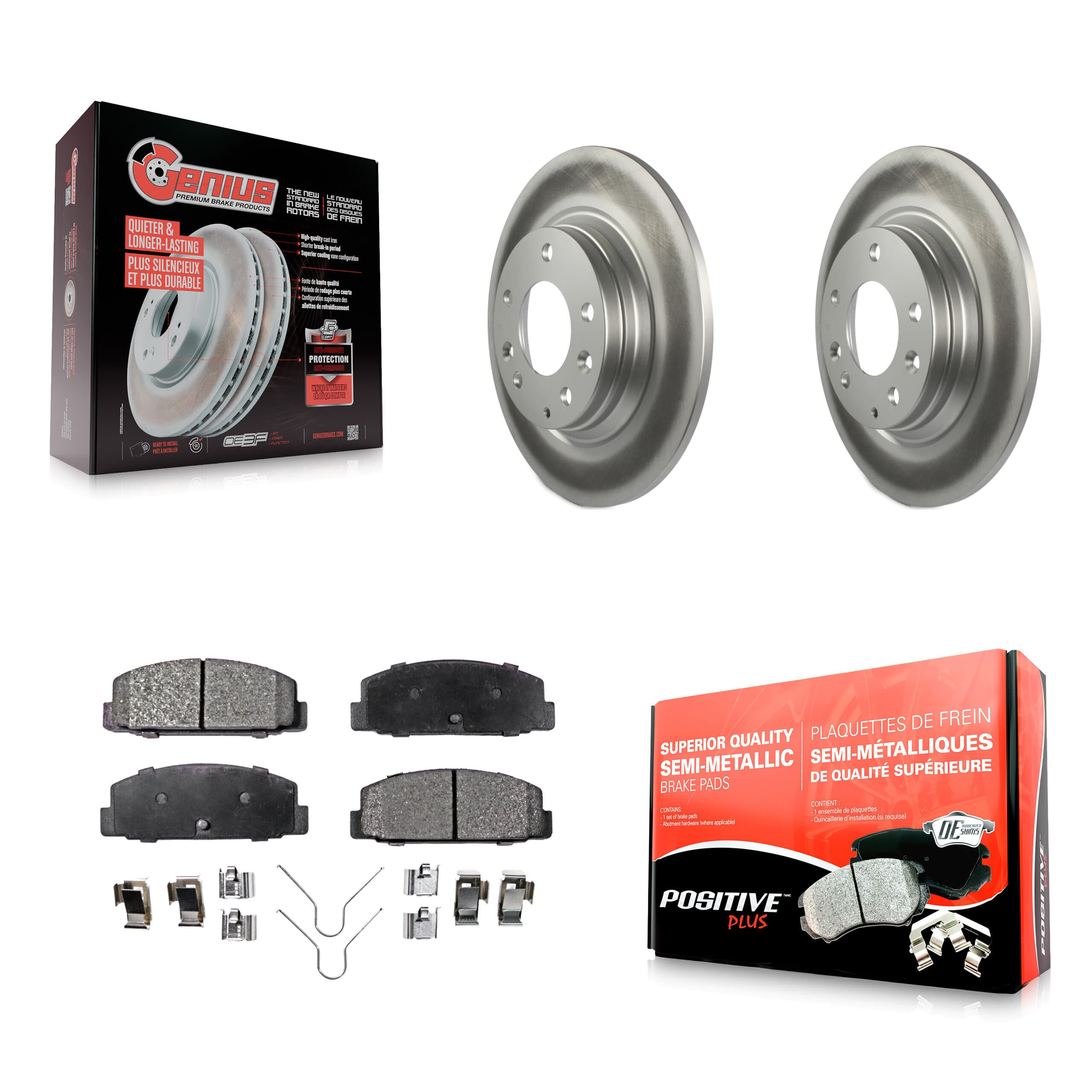 Transit Auto - KGF-101385 - Rear Disc Brake Kits image 1