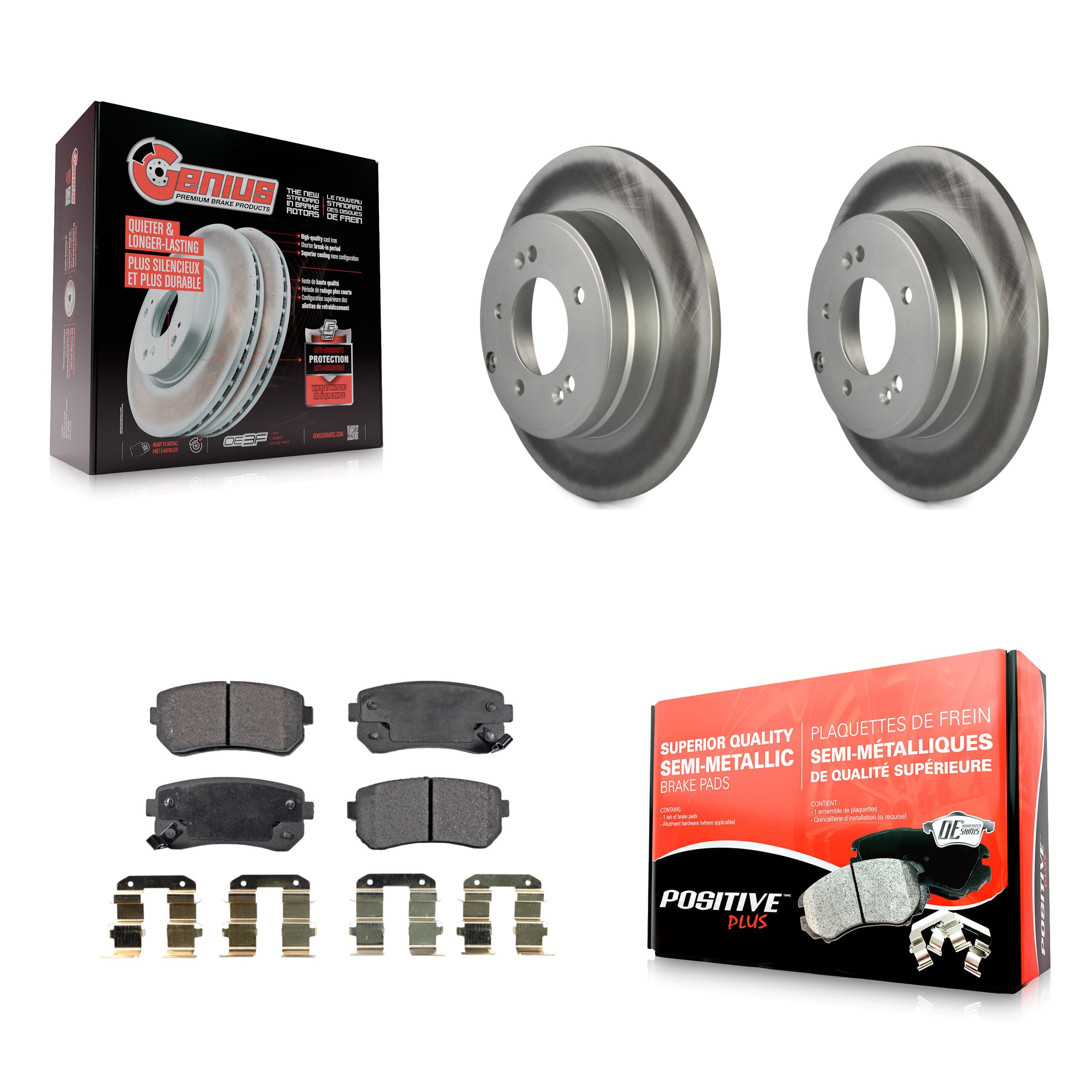 Transit Auto - KGF-101428 - Rear Disc Brake Kits image 1