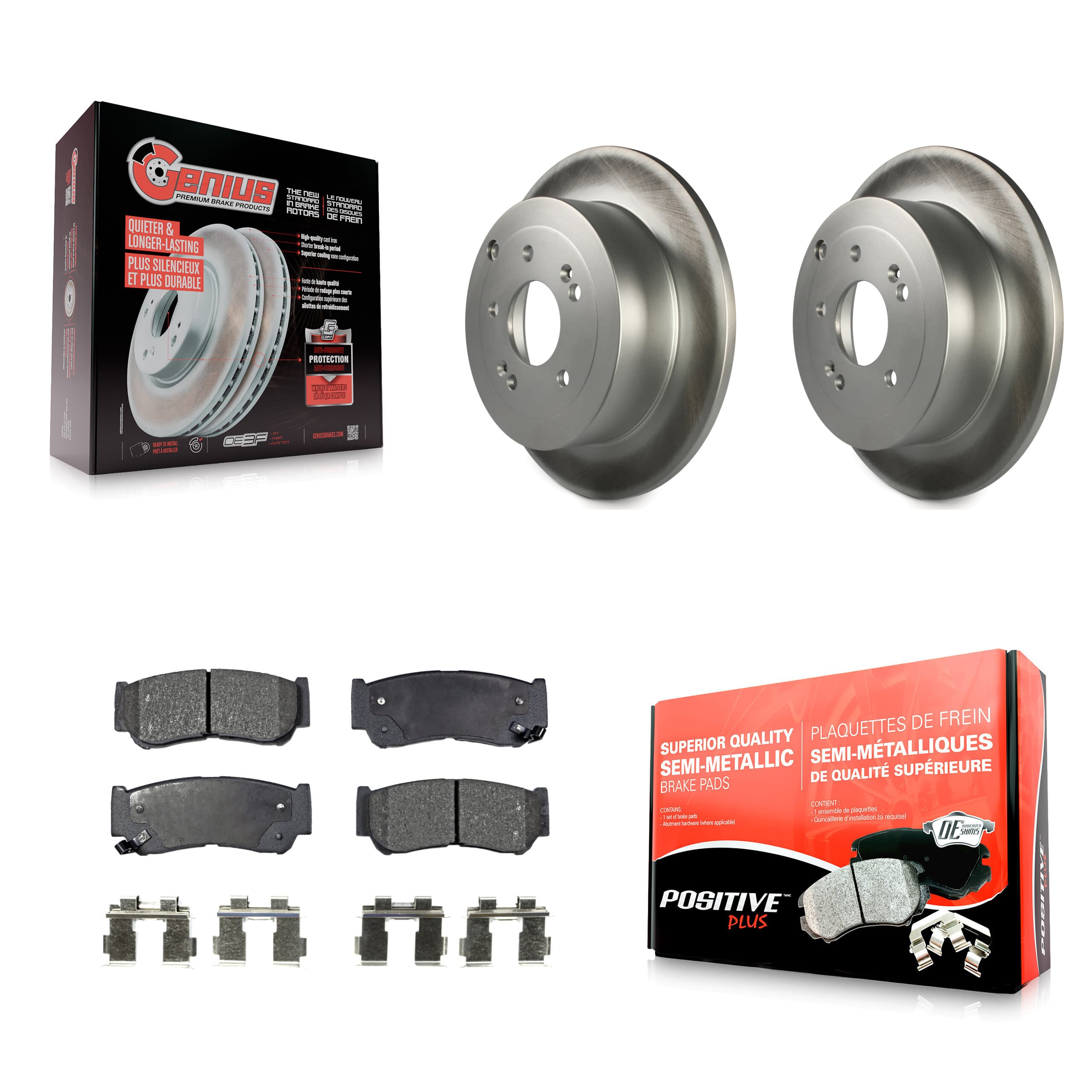 Transit Auto - KGF-101444 - Rear Disc Brake Kits image 1