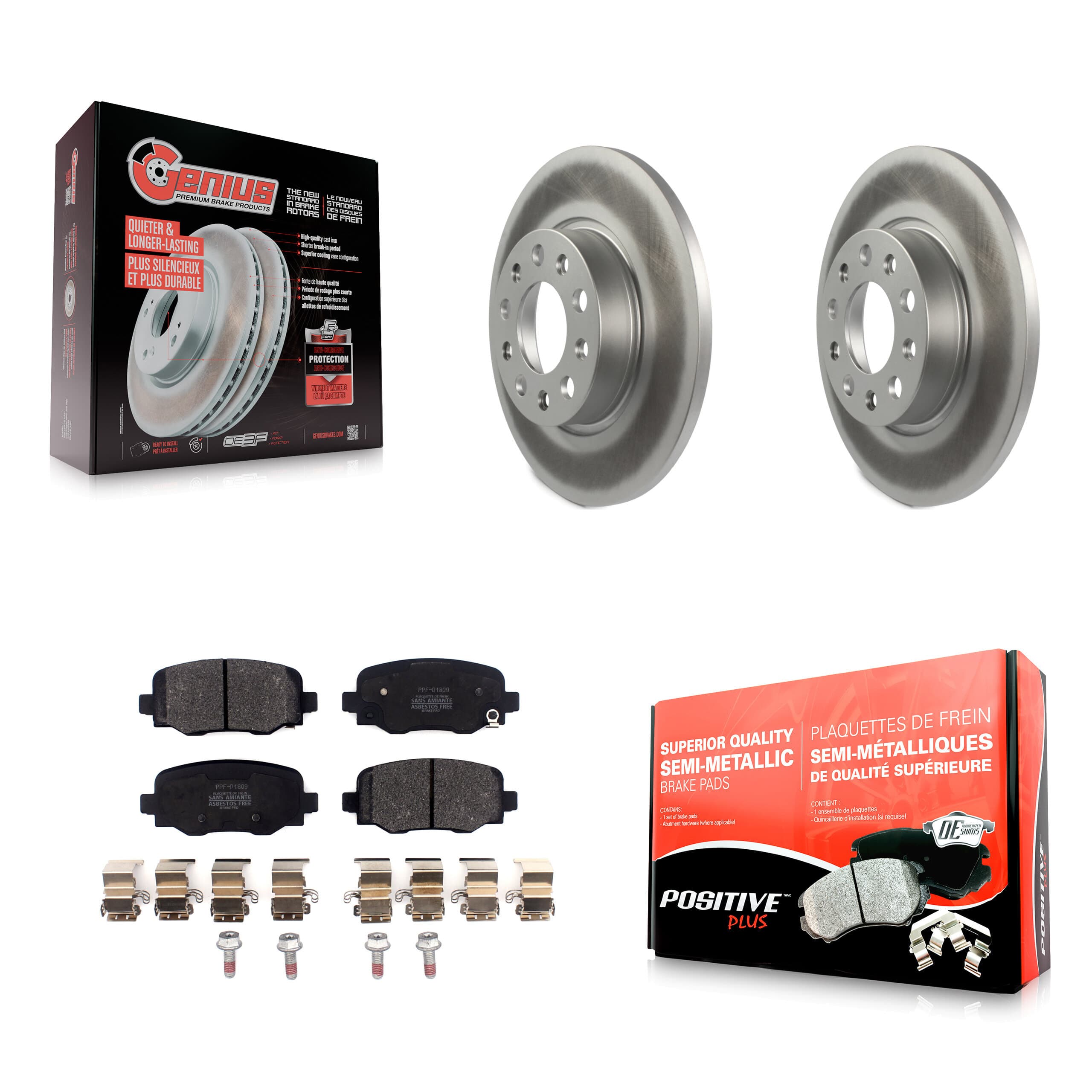 Transit Auto - KGF-101782 - Rear Disc Brake Kits image 1