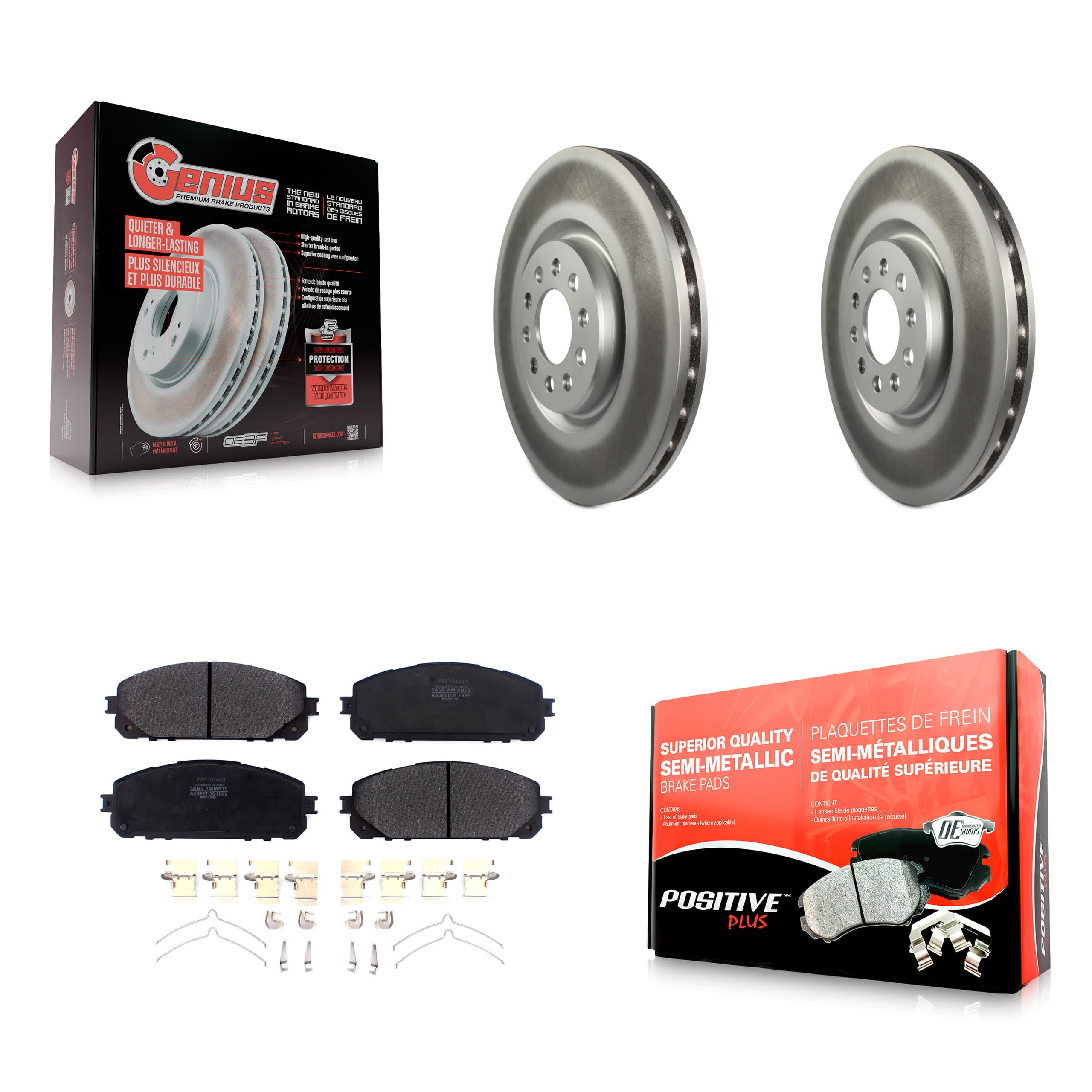 Transit Auto - KGF-101893 - Front Disc Brake Kits image 1