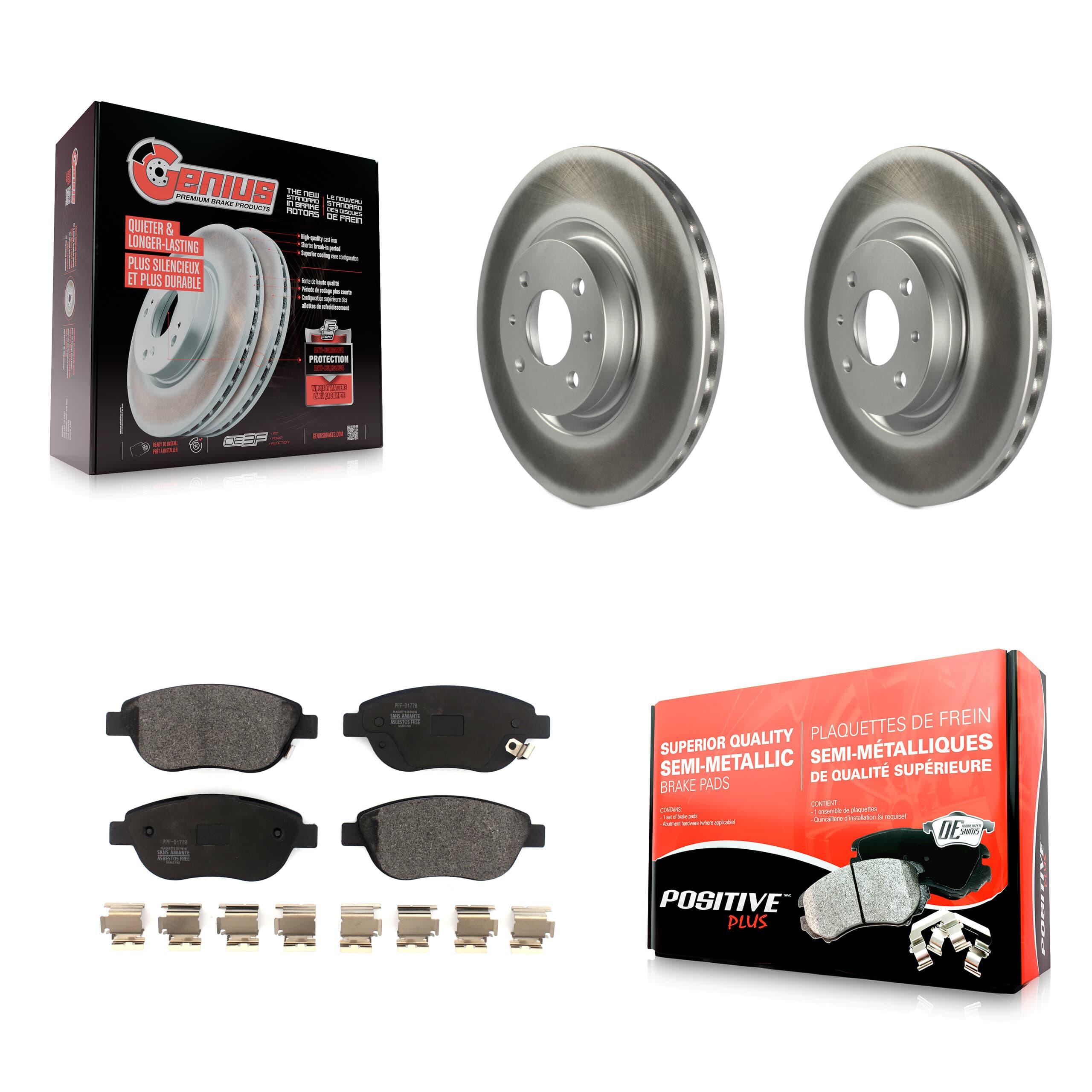 Transit Auto - KGF-101910 - Front Disc Brake Kits image 1
