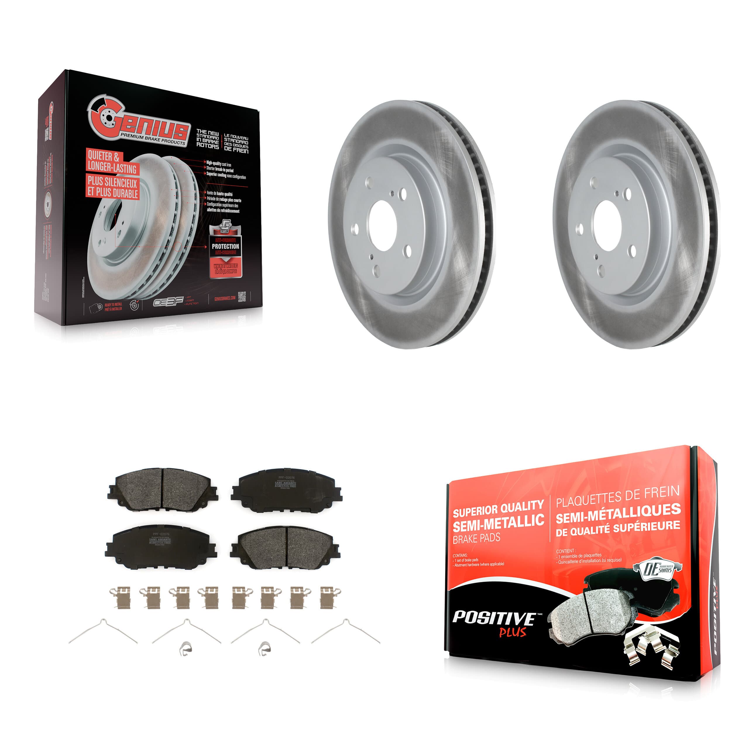 Transit Auto - KGF-101925 - Front Disc Brake Kits image 1