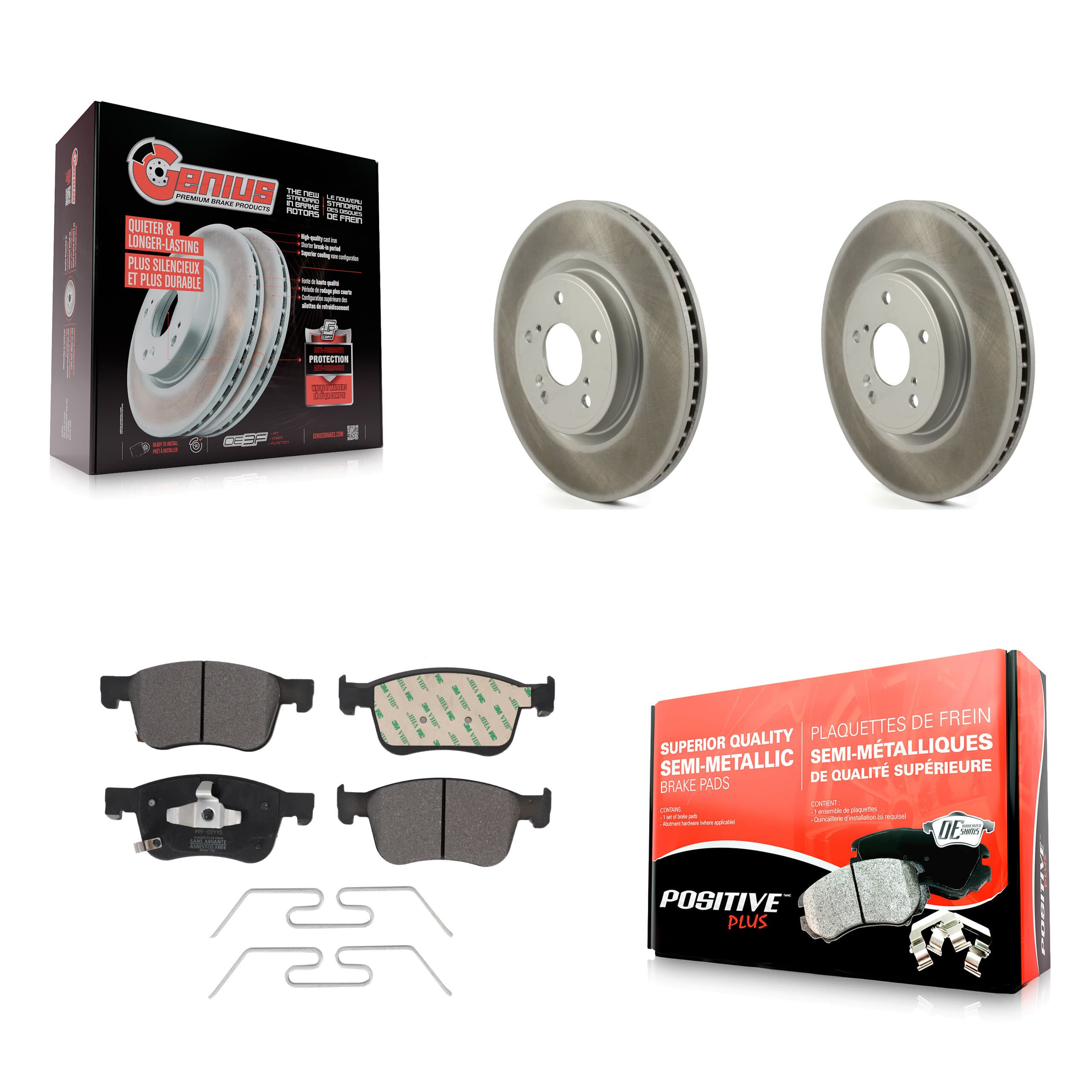 Transit Auto - KGF-102120 - Front Disc Brake Kits image 1
