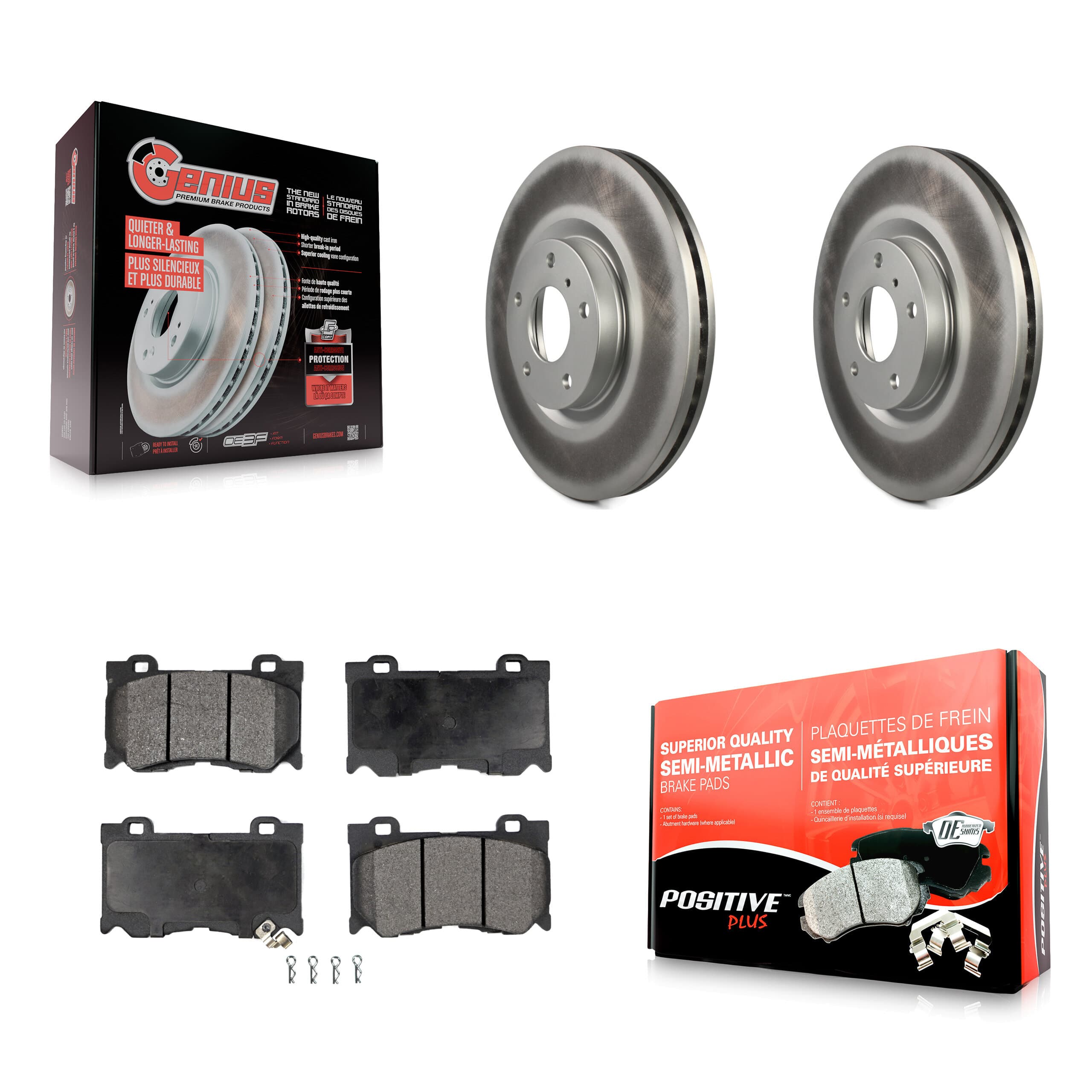Transit Auto - KGF-102226 - Front Disc Brake Kits image 1