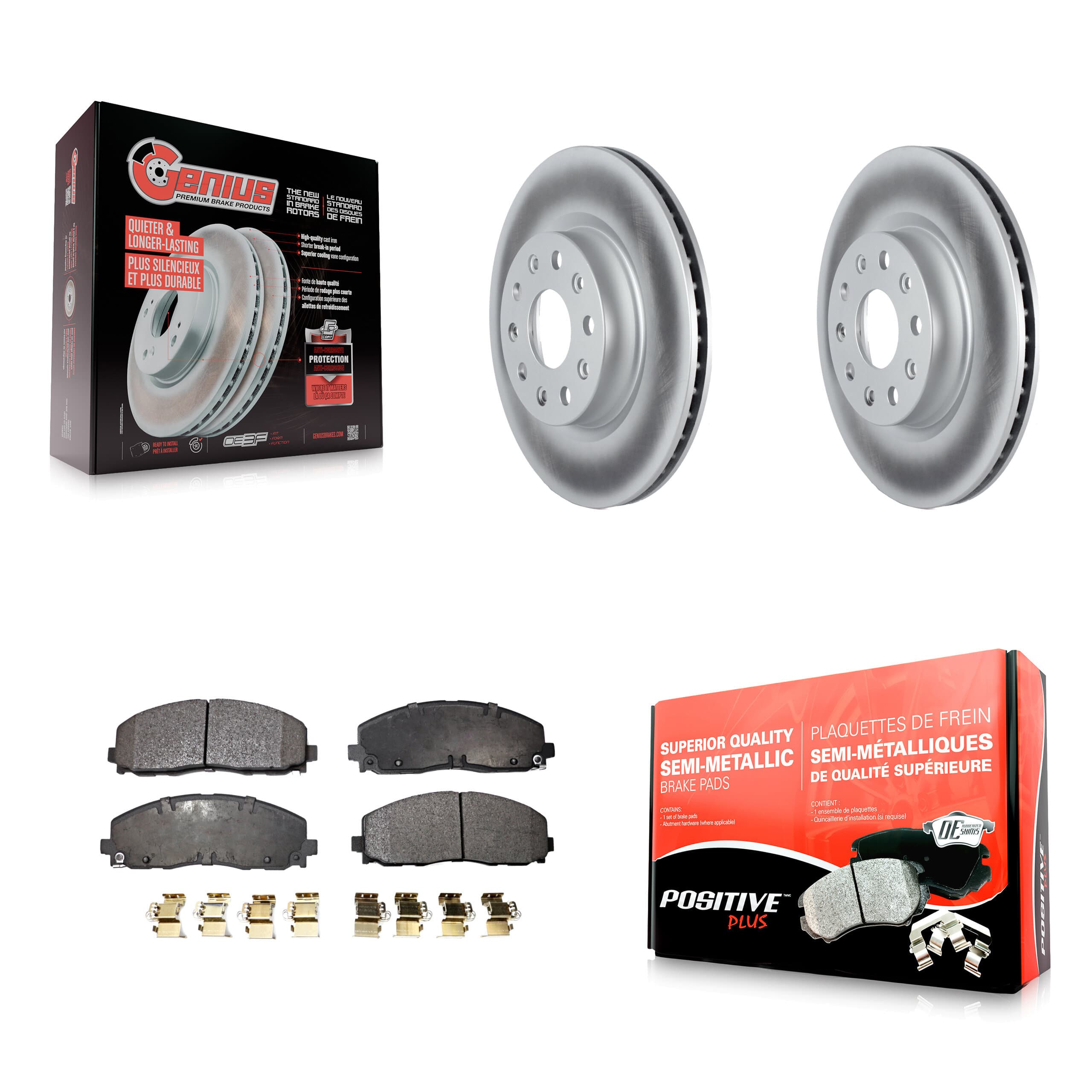 Transit Auto - KGF-102450 - Front Disc Brake Kits image 1