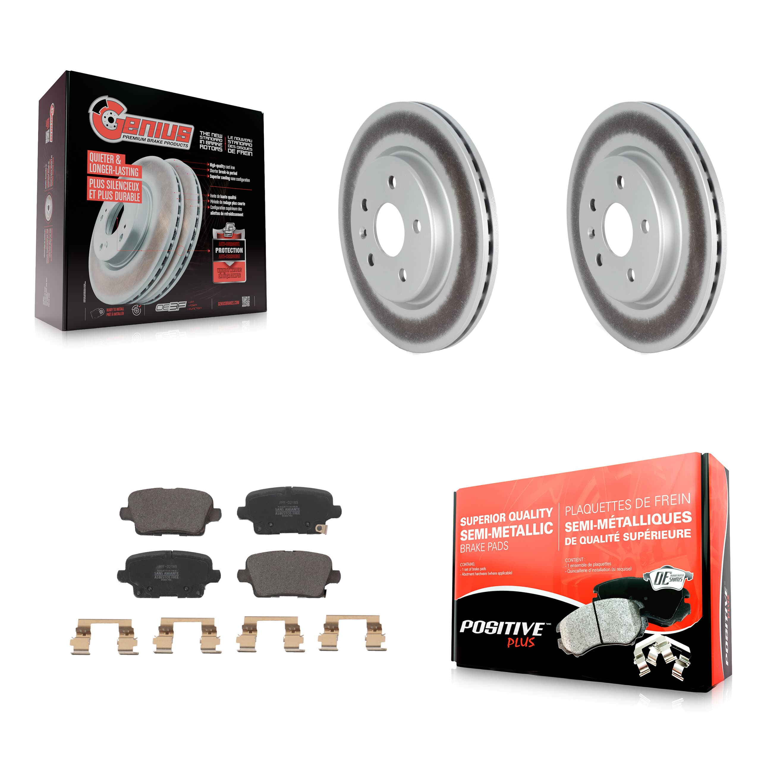 Transit Auto - KGF-102658 - Rear Disc Brake Kits image 1