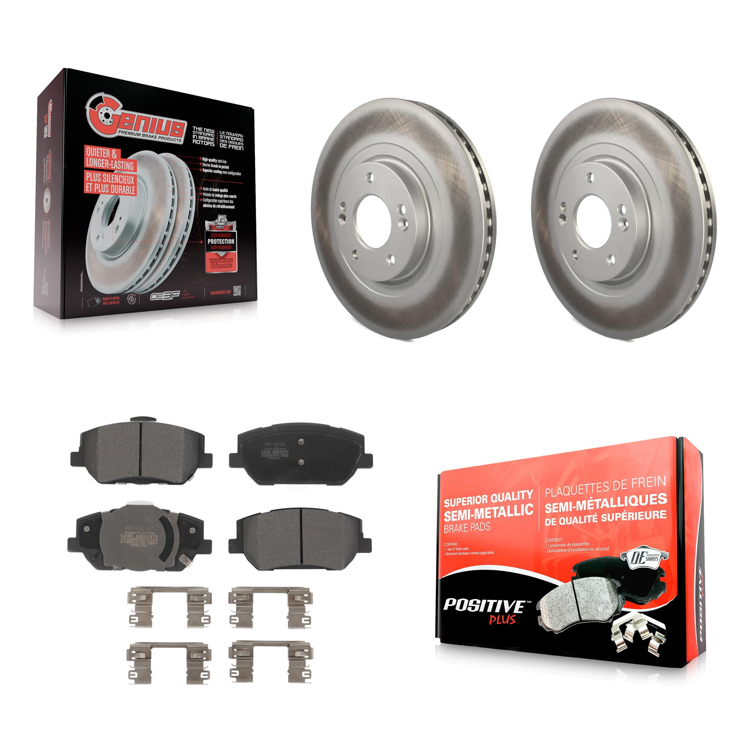 Transit Auto - KGF-102666 - Front Disc Brake Kits image 1