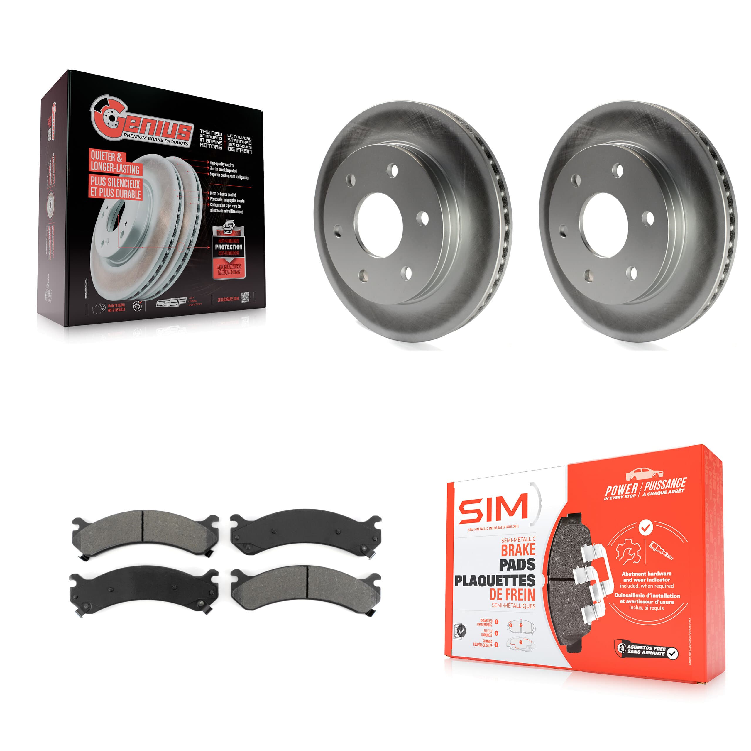 Transit Auto - KGS-100012 - Front Disc Brake Kits image 1