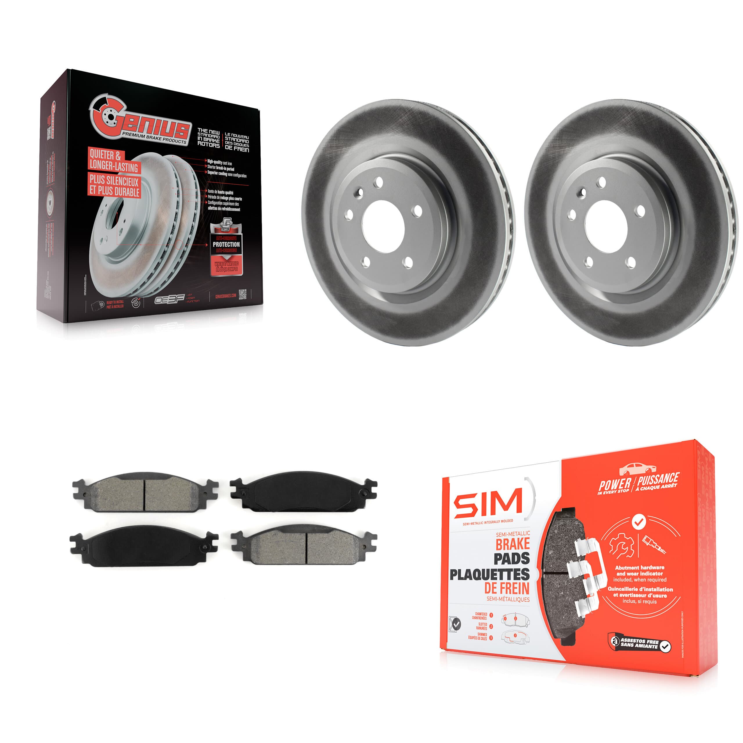 Transit Auto - KGS-100113 - Front Disc Brake Kits image 1