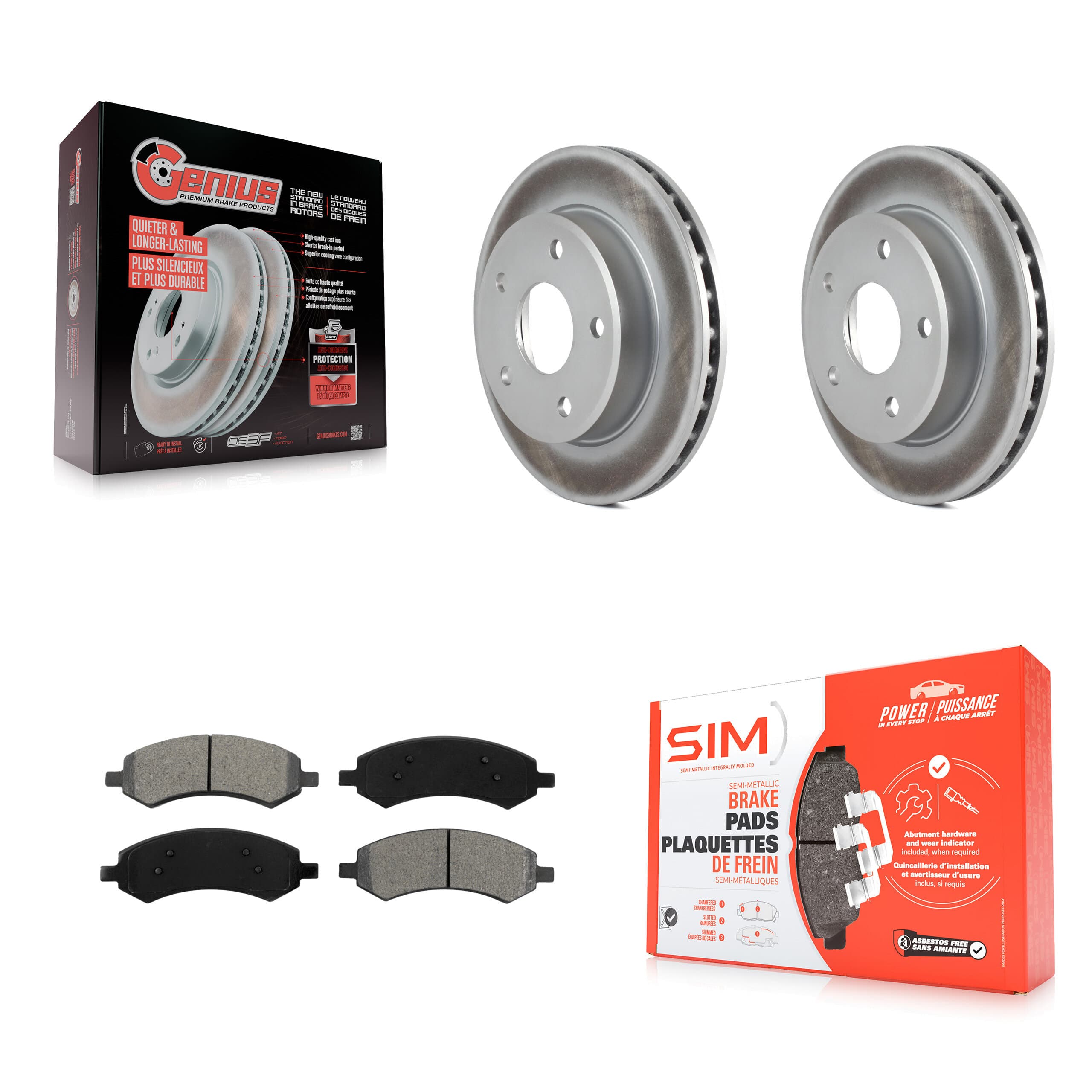 Transit Auto - KGS-100153 - Front Disc Brake Kits image 1