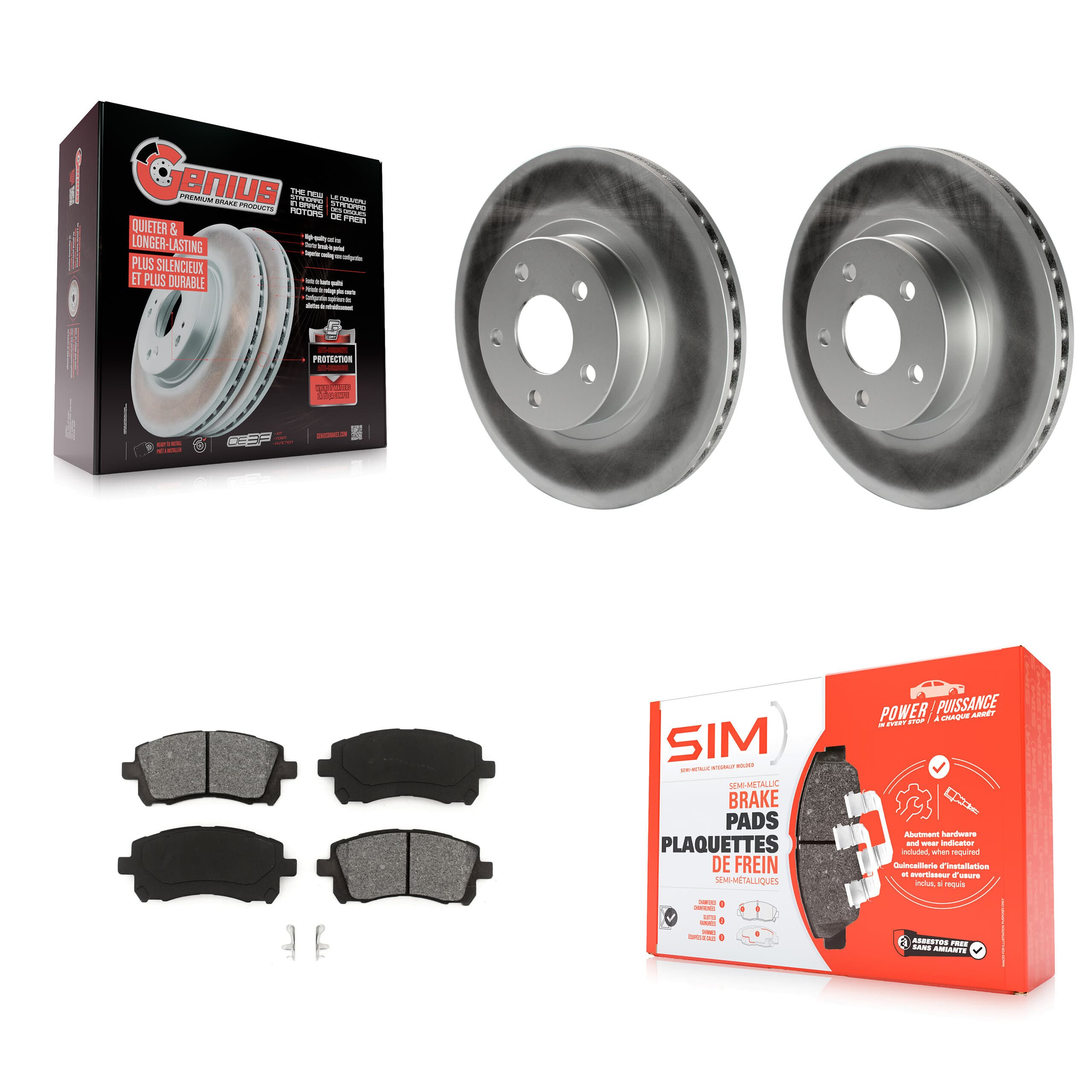 Transit Auto - KGS-100199 - Front Disc Brake Kits image 1