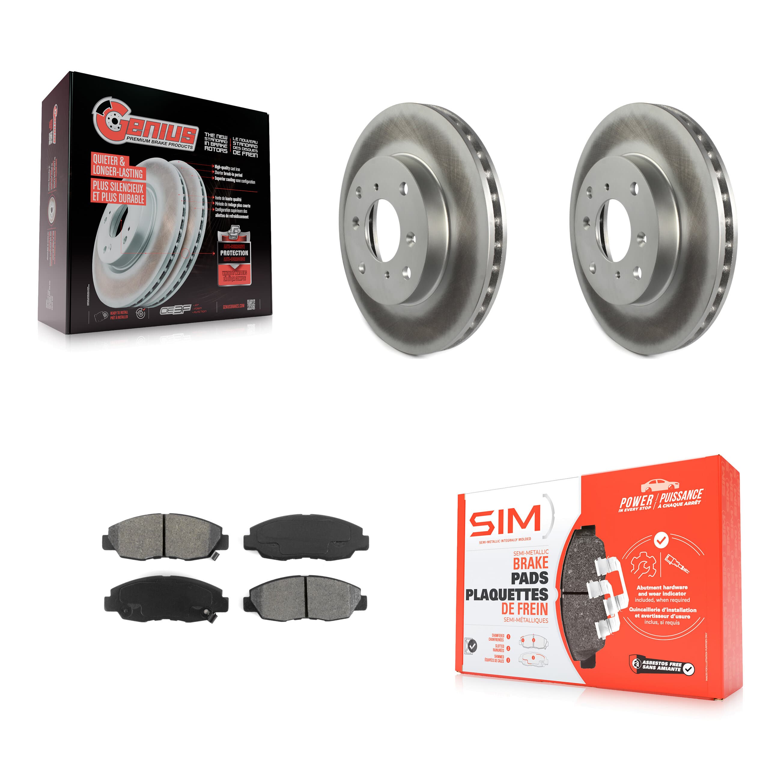 Transit Auto - KGS-100201 - Front Disc Brake Kits image 1