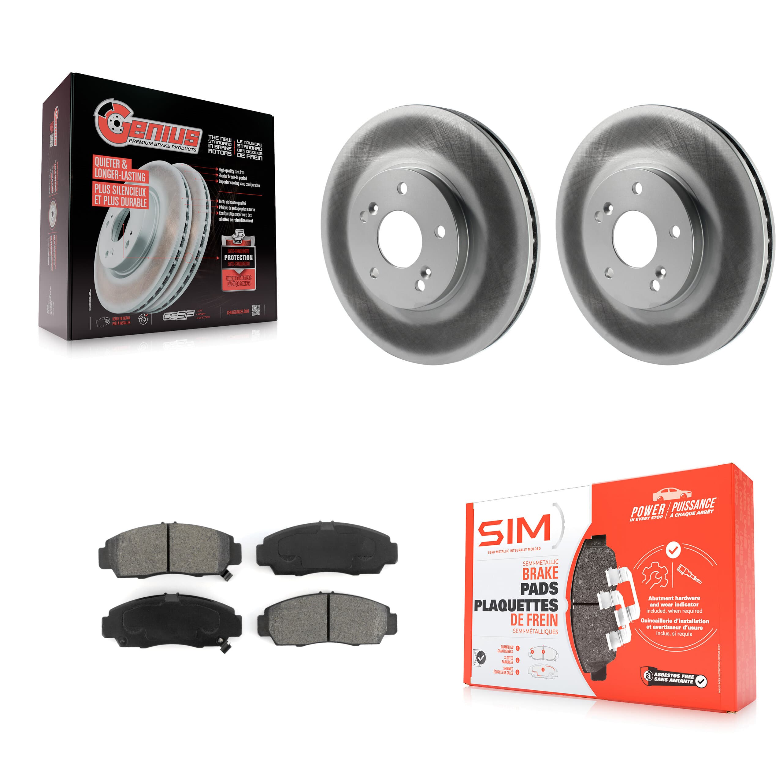 Transit Auto - KGS-100218 - Front Disc Brake Kits image 1
