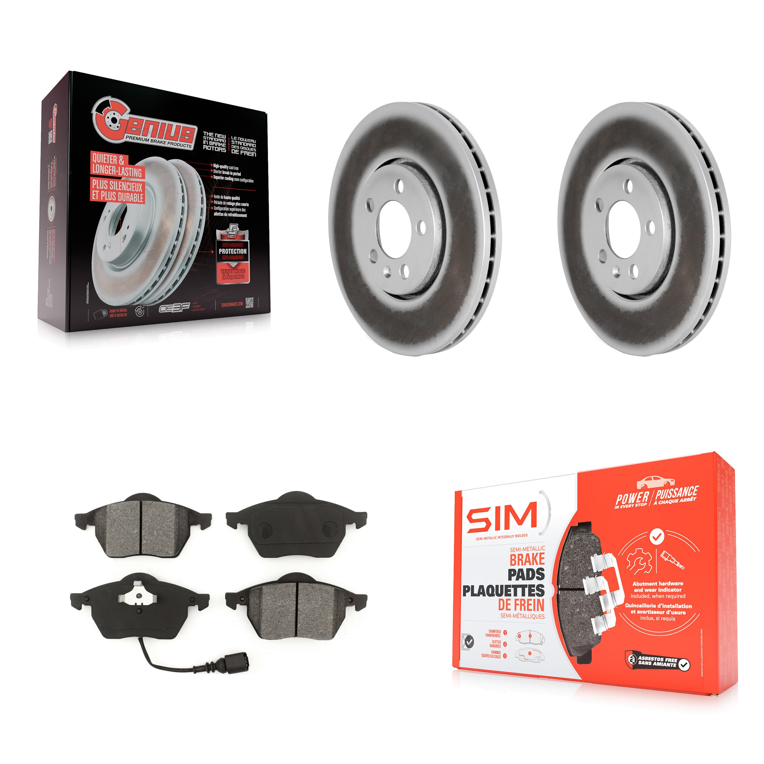 Transit Auto - KGS-100222 - Front Disc Brake Kits image 1