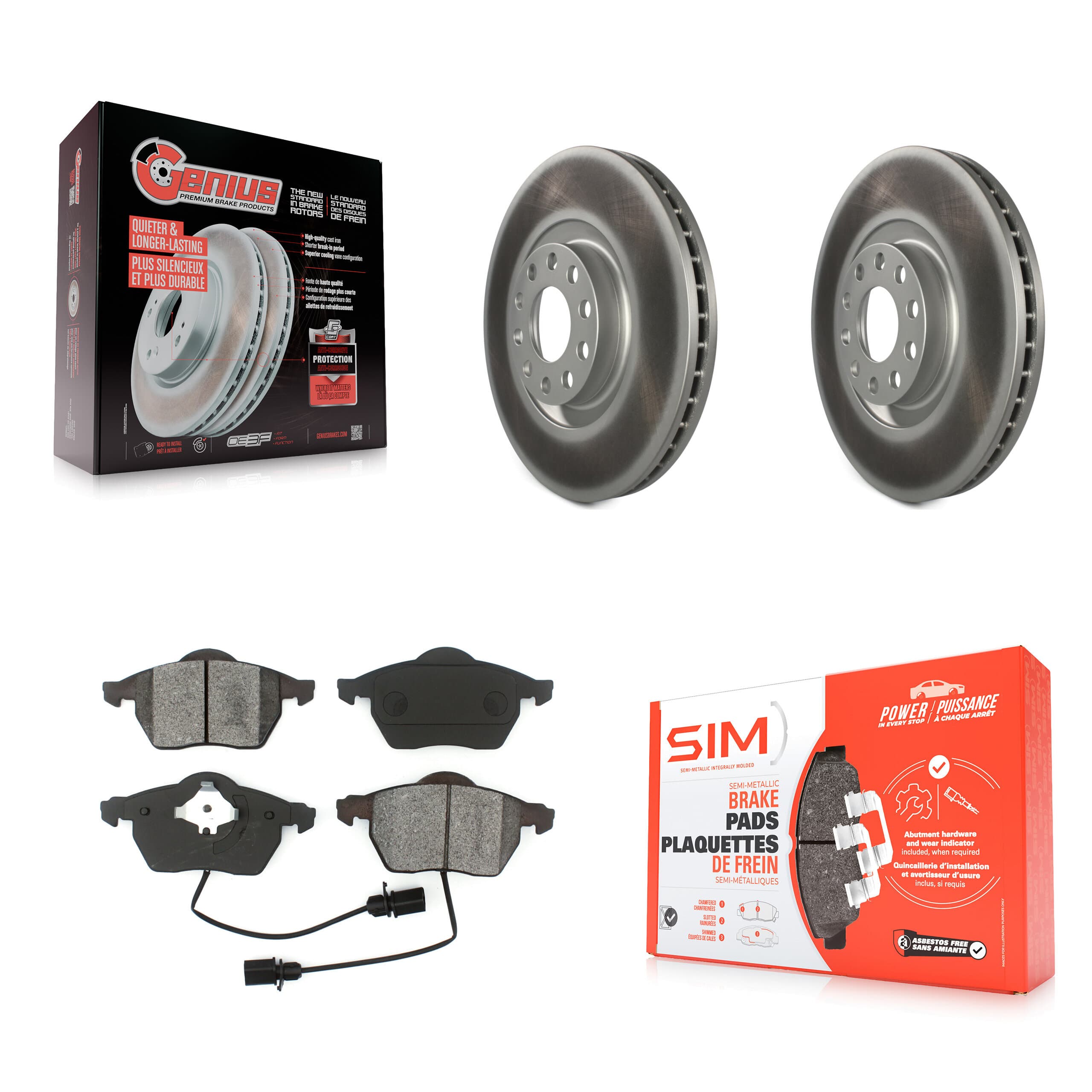 Transit Auto - KGS-100242 - Front Disc Brake Kits image 1