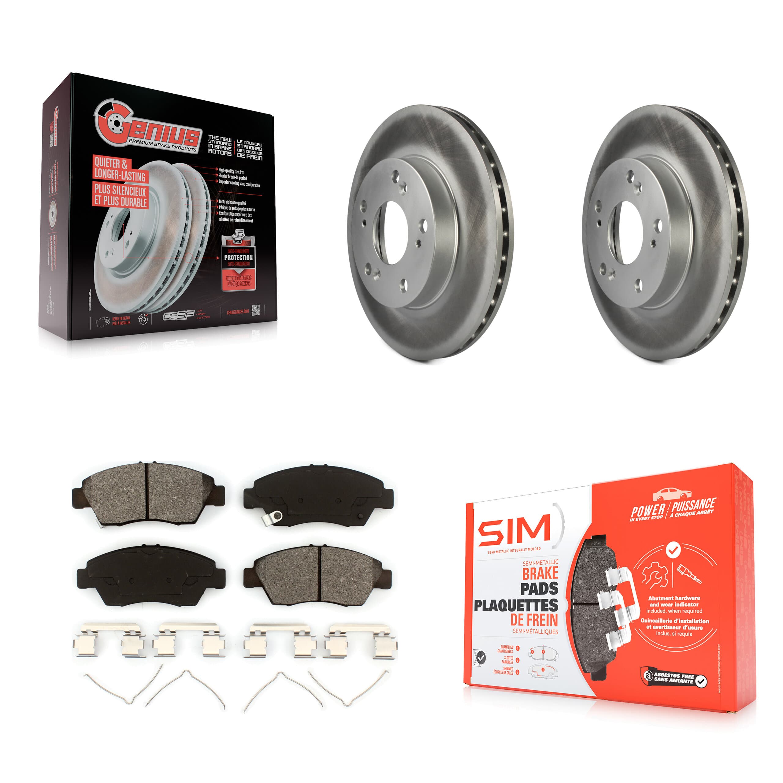 Transit Auto - KGS-100256 - Front Disc Brake Kits image 1