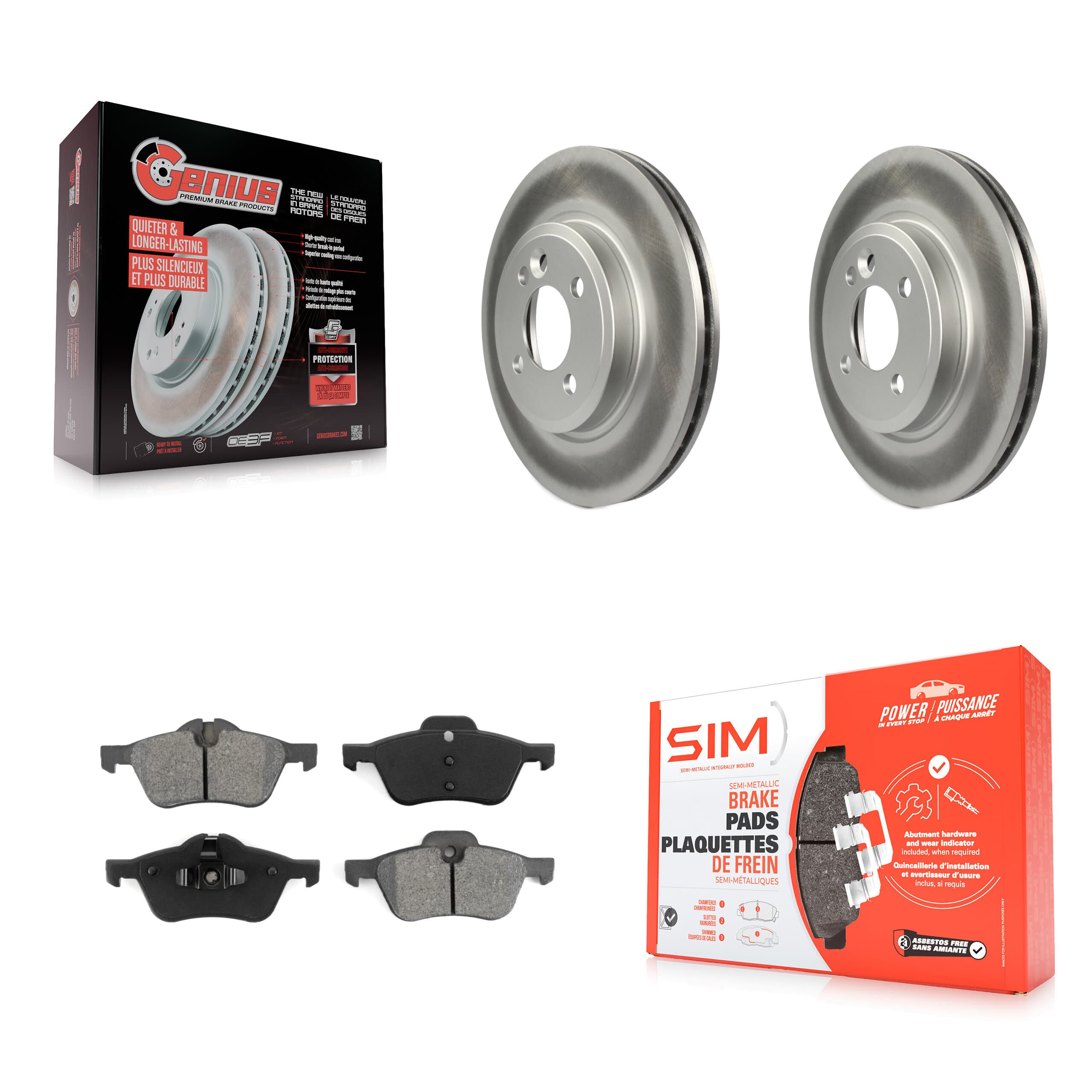 Transit Auto - KGS-100284 - Front Disc Brake Kits image 1