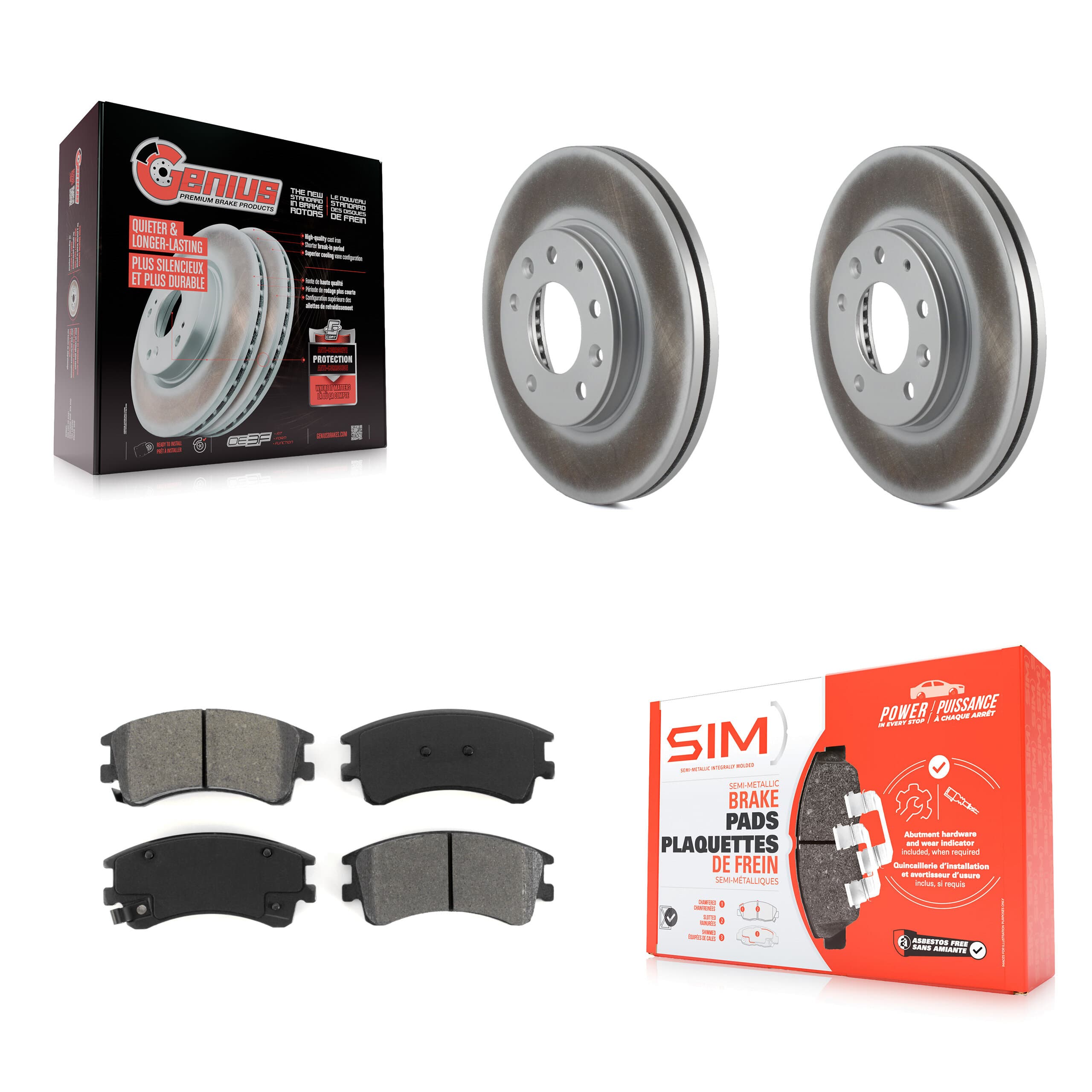 Transit Auto - KGS-100300 - Front Disc Brake Kits image 1